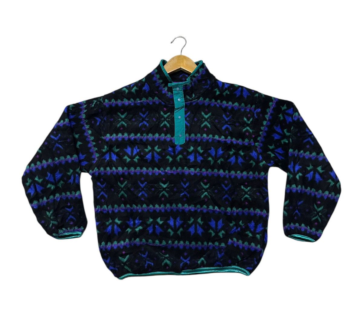 L.L. Bean vintage L.L.Bean patterned fleece pullover Size US S / EU 44-46 / 1 - 2 Thumbnail