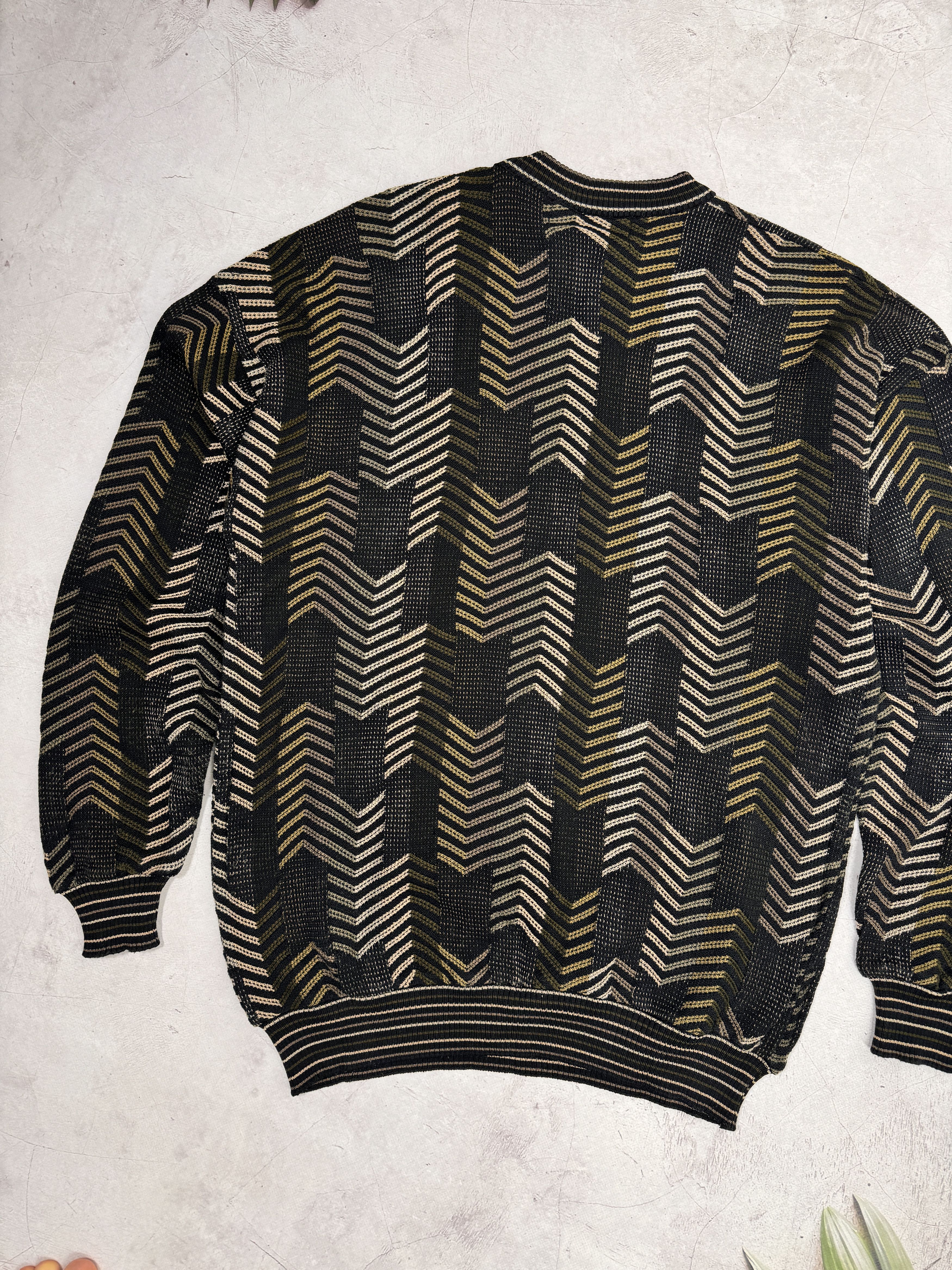 Tundra Canada × Vintage Tundra Canada Sweater Cable Knit Geometric Abstraction Size US L / EU 52-54 / 3 - 10 Thumbnail