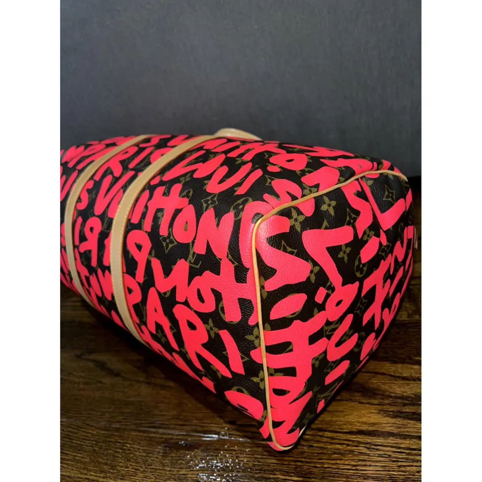 Louis Vuitton Louis Vuitton Keepall Graffiti Pink Jacobs Travel Bag Size ONE SIZE - 9 Thumbnail