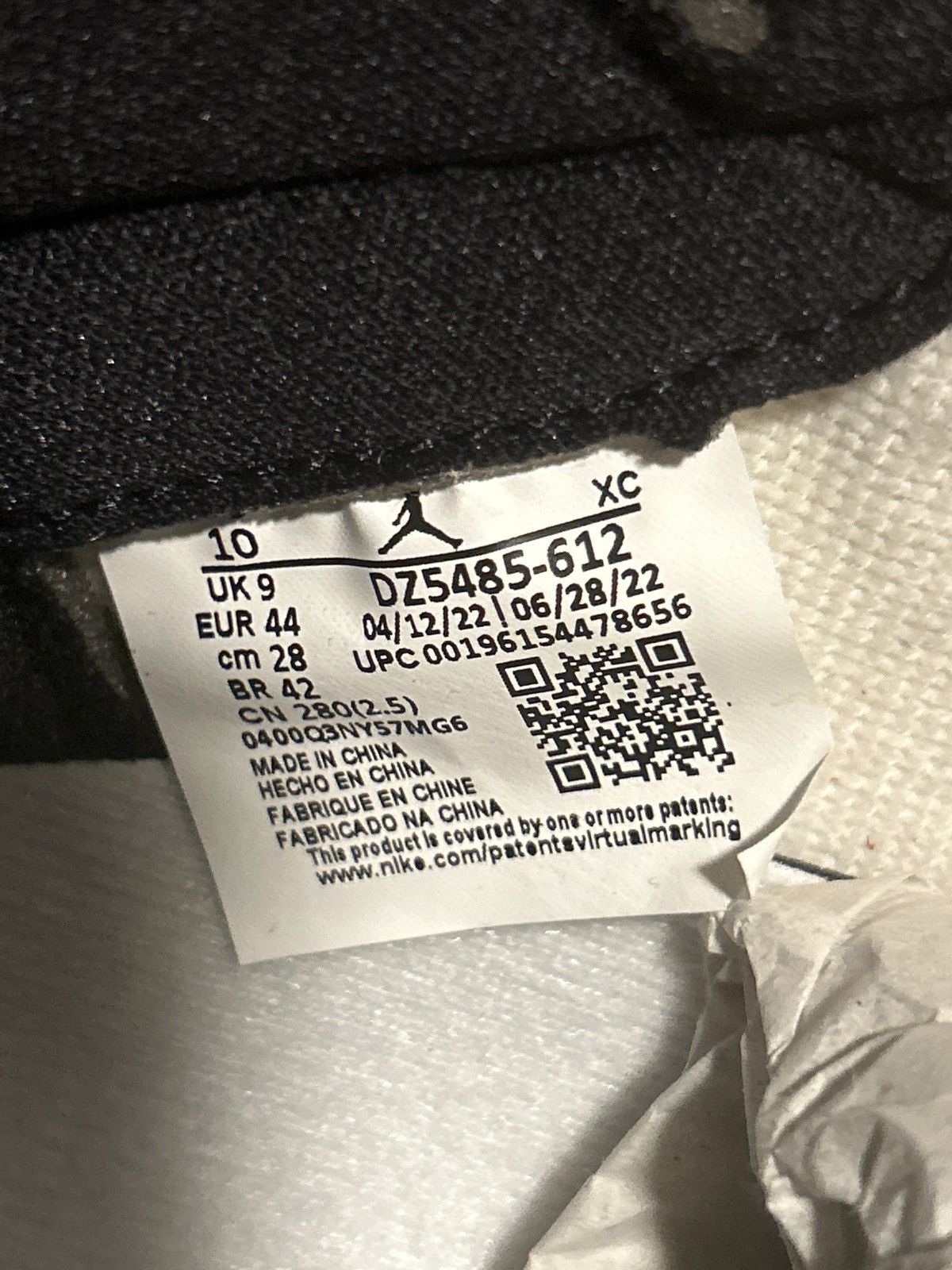 Nike Jordan 1 lost and found Size US 10 / EU 43 - 9 Thumbnail