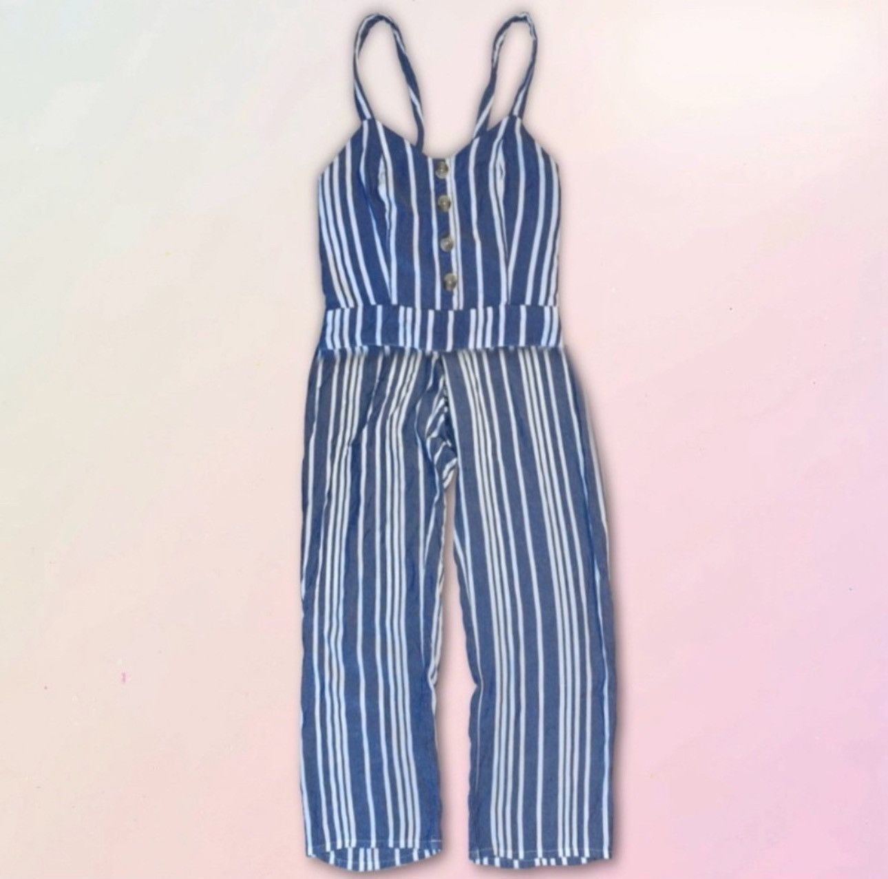Express Express, Striped, Sleeveless, Backless, Wide Leg Jumper Size 28" / US 6 / IT 42 - 1 Thumbnail