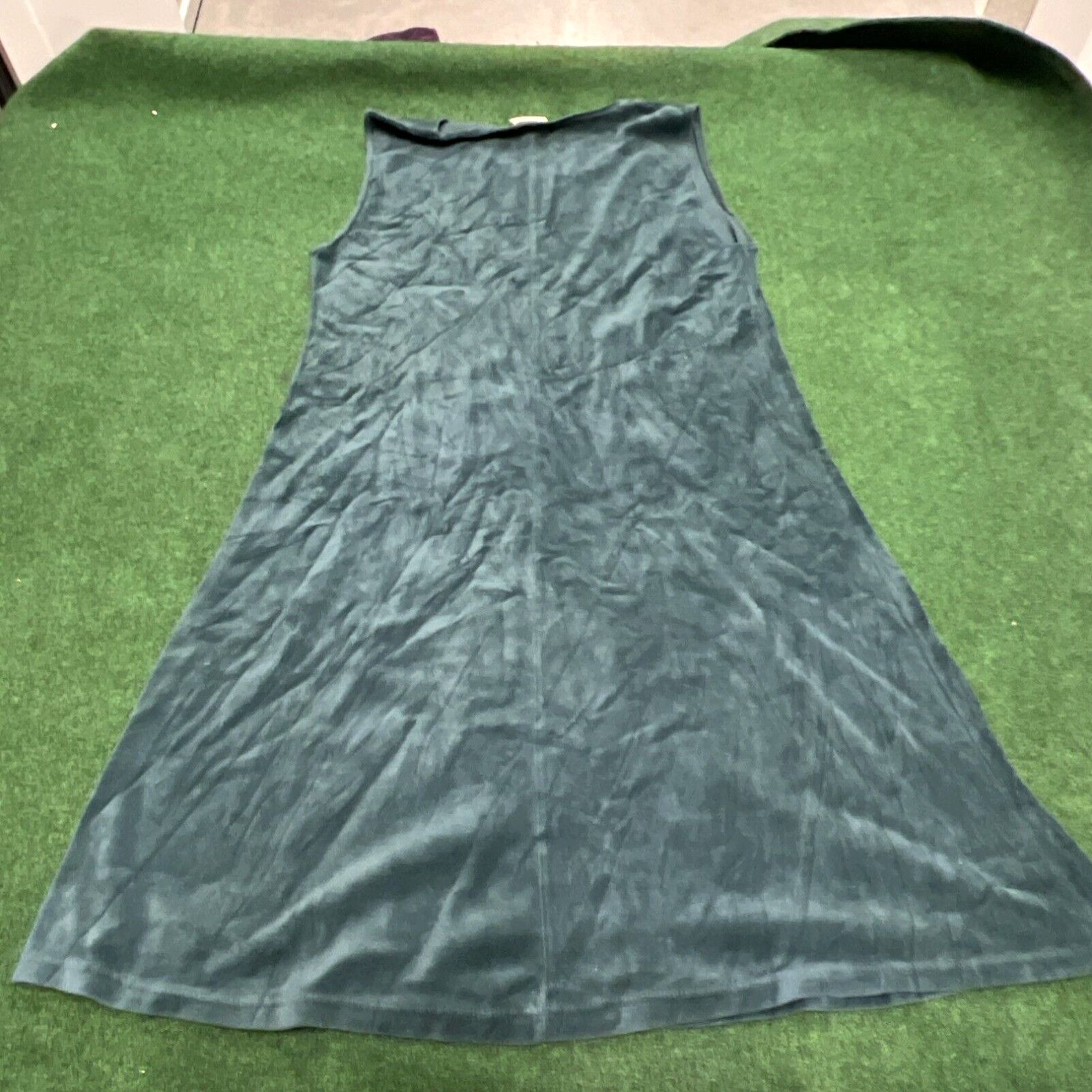 CLOT Vermont Country Store Womens Jumper Dress Sz Large Green Modest Cloth Size L / US 10 / IT 46 - 8 Thumbnail