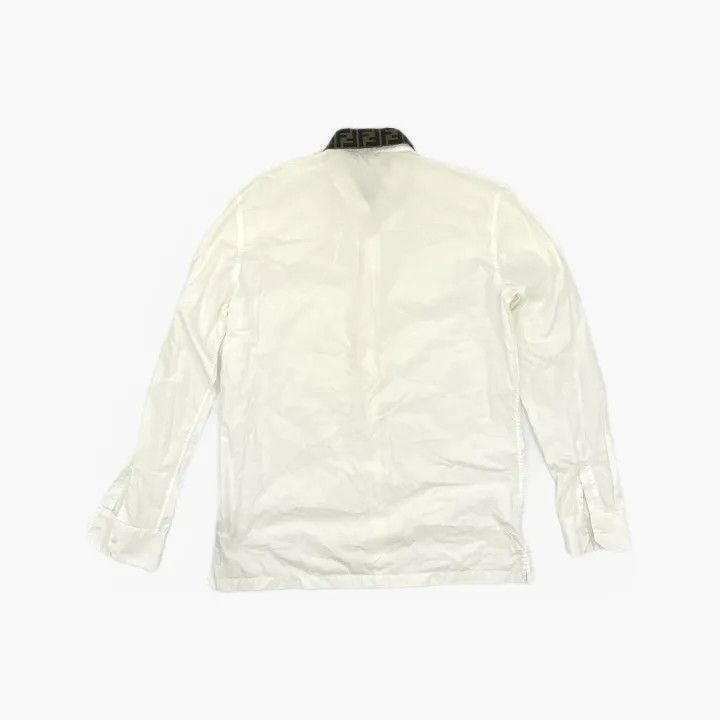 Fendi Fendi Casual Long Sleeve Shirt with FF Collar -2507 Size US M / EU 48-50 / 2 - 1 Thumbnail