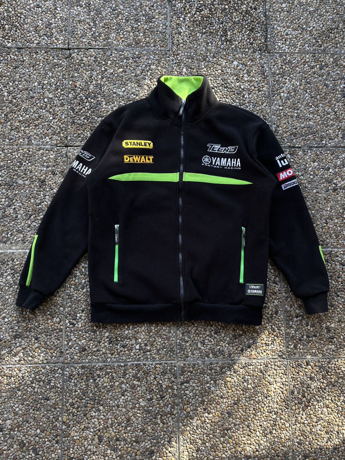 Vintage × Yamaha Vintage Yamaha Racing Fleece Sherpa Jacket Y2K S Size US S / EU 44-46 / 1 - 1 Thumbnail