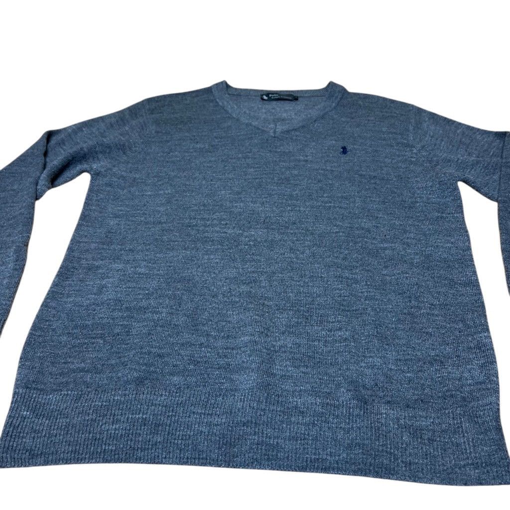 Polo Ralph Lauren × Vintage Polo Ralph Lauren Black Label Cashmere Men’s Gray Sweater L Size US L / EU 52-54 / 3 - 3 Thumbnail