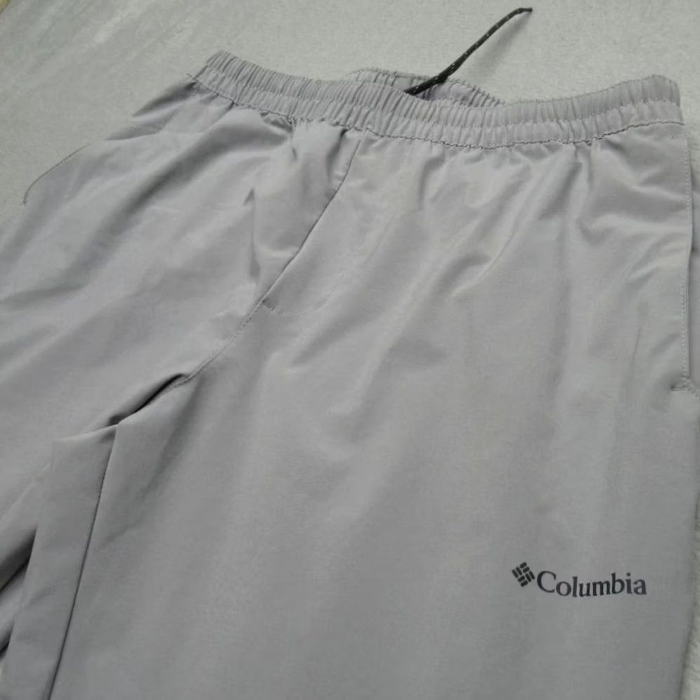 Vintage Columbia Jogger Pants Men Large Gray 32x29 Omni Shield Moisture Wicking Drawstring Adjustable Waist Casual Activewear Running Hiking Gym Workout Size US 33 - 4 Thumbnail