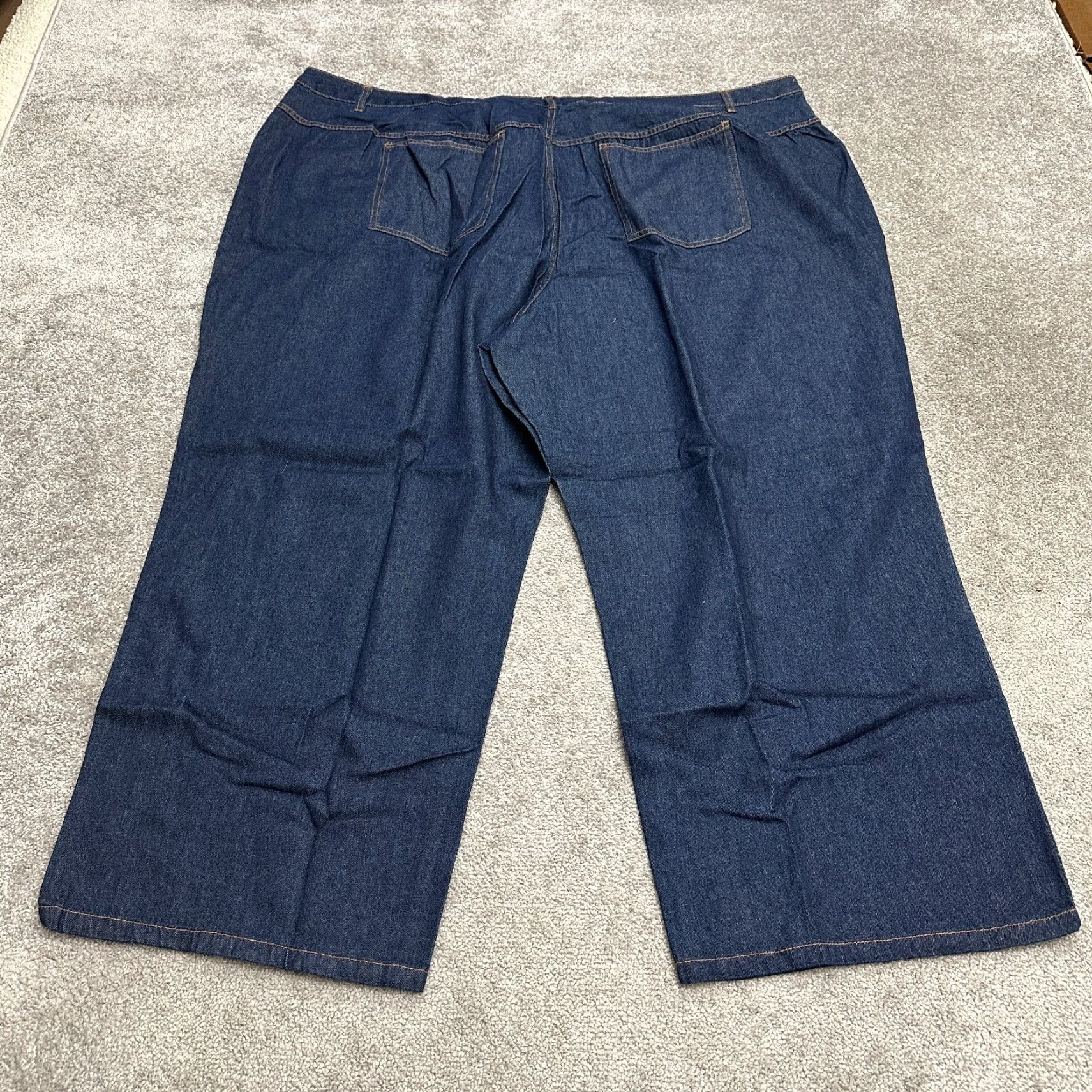 Vintage Woman Within Jeans Denim Straight 40W Plus Womens Blue High Rise 30.5in Inseam Size 27" / US 4 / IT 40 - 2 Thumbnail