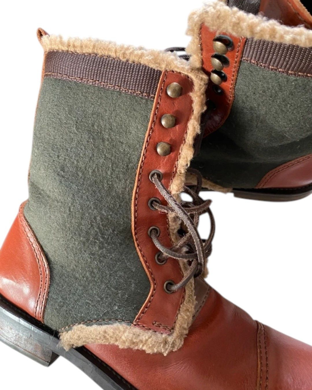 Dolce & Gabbana MOUNTAIN ASSAULT LEATHER BOOTS Size US 10 / EU 43 - 5 Thumbnail