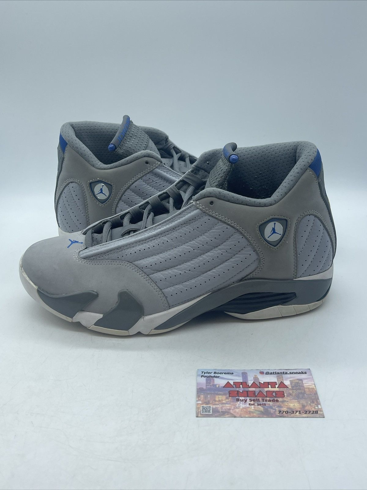 Jordan Brand Air Jordan 14 wolf grey Size US 10.5 / EU 43-44 - 1 Thumbnail