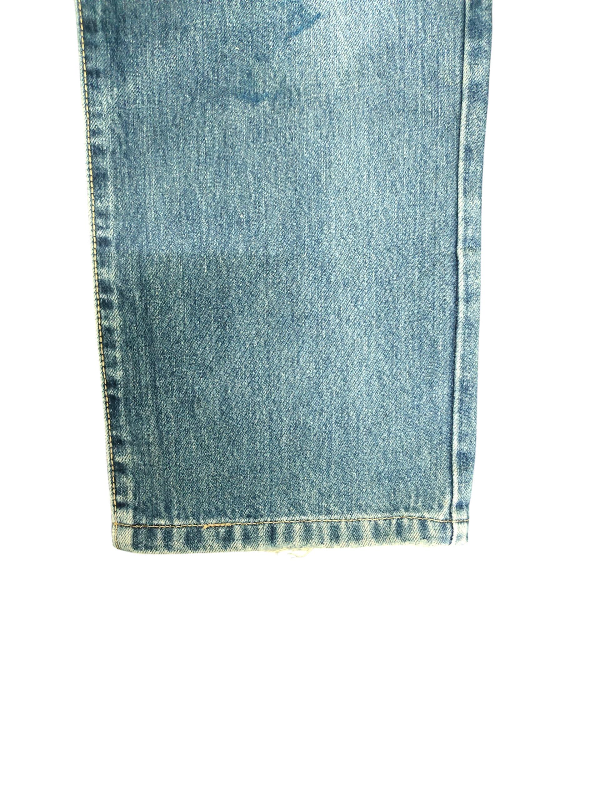 Comme des Garcons × Undercover Vintage Big John Clawmark Distress Faded Denim Jeans Size US 31 - 5 Thumbnail