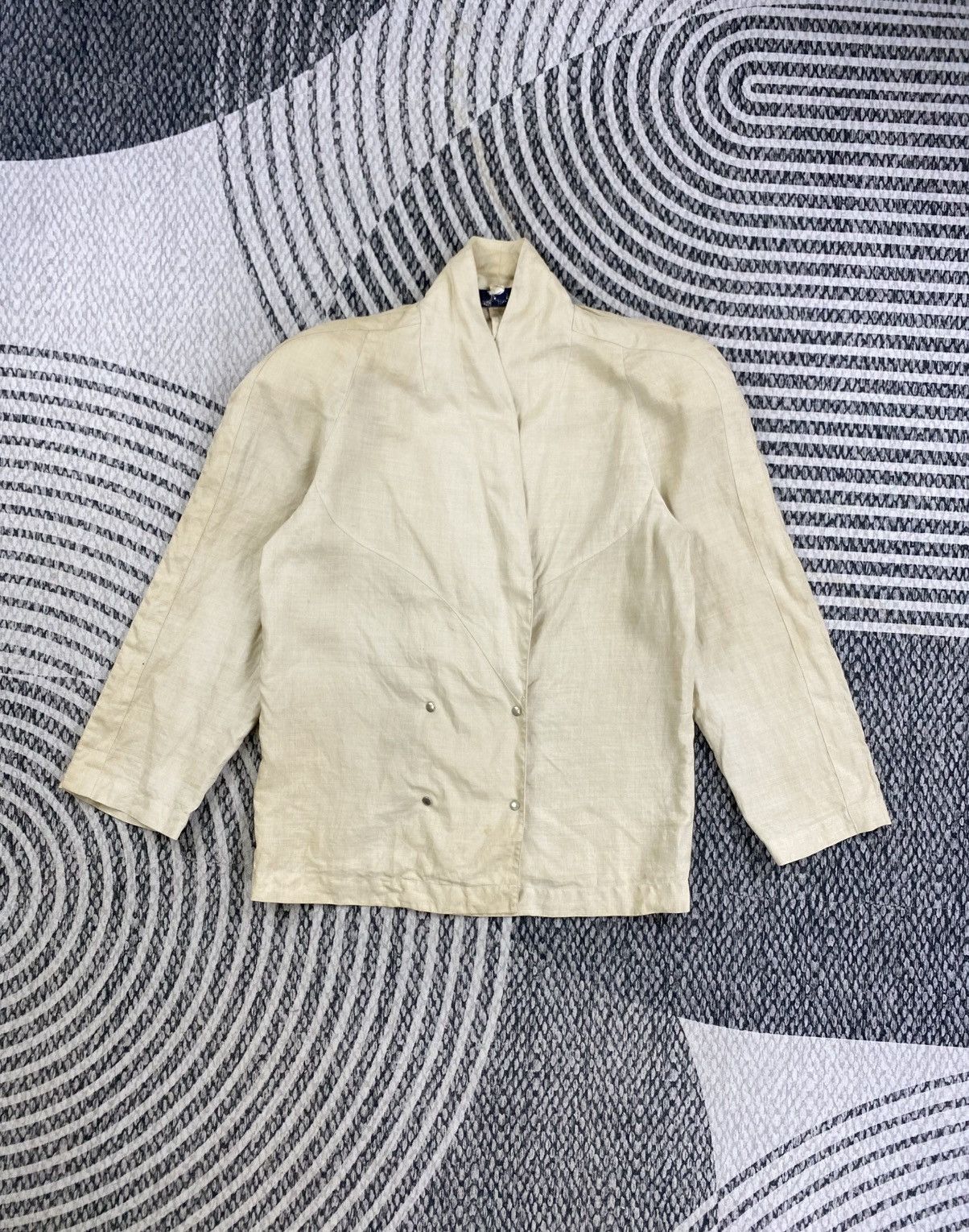 Thierry Mugler Vintage Thierry Mugler Linen Jacket Size M / US 6-8 / IT 42-44 - 5 Thumbnail