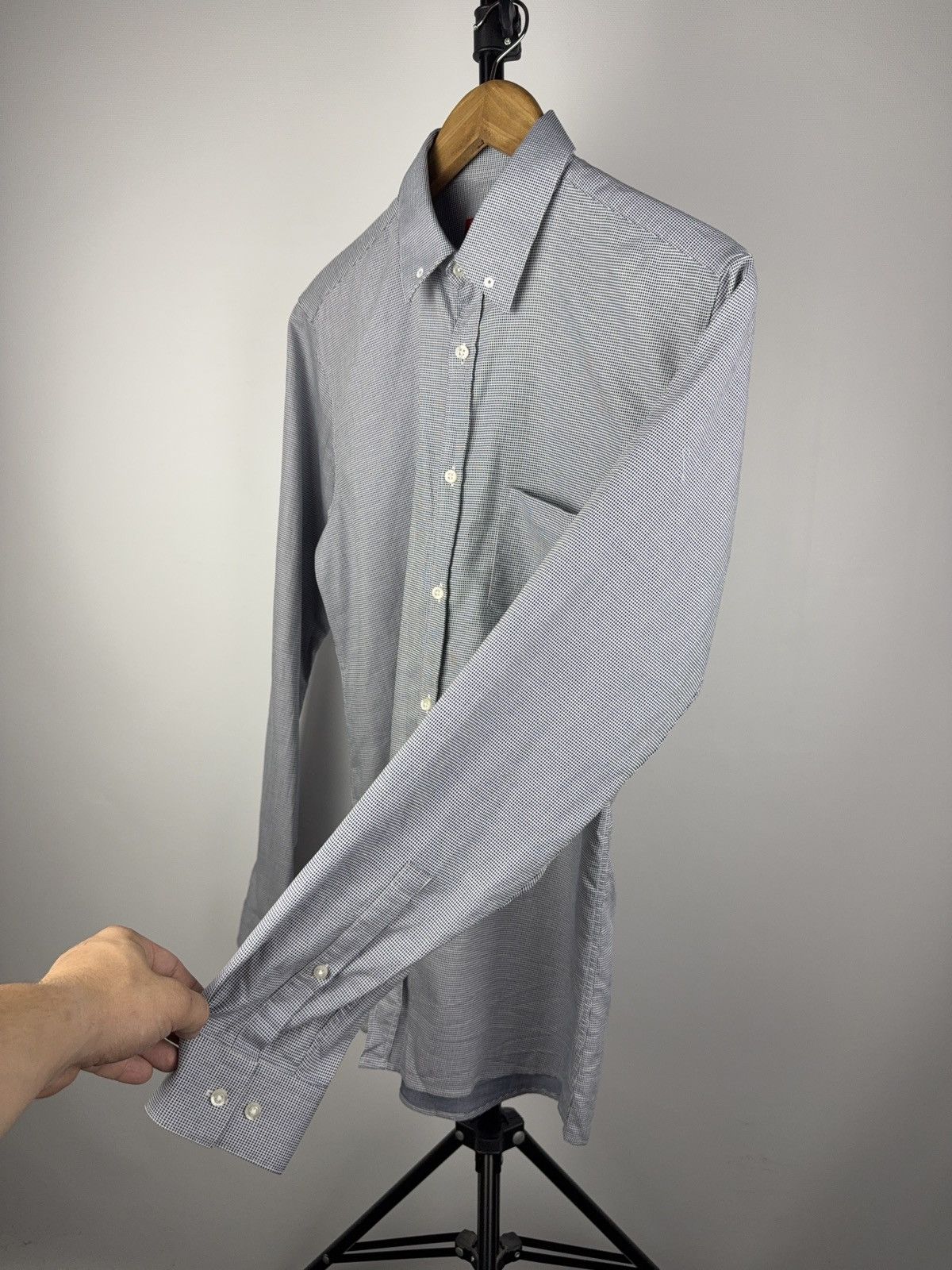 Hugo Boss 00s Luxury Designer Extra Slim Fit Hugo Boss Shirt Size US S / EU 44-46 / 1 - 8 Thumbnail