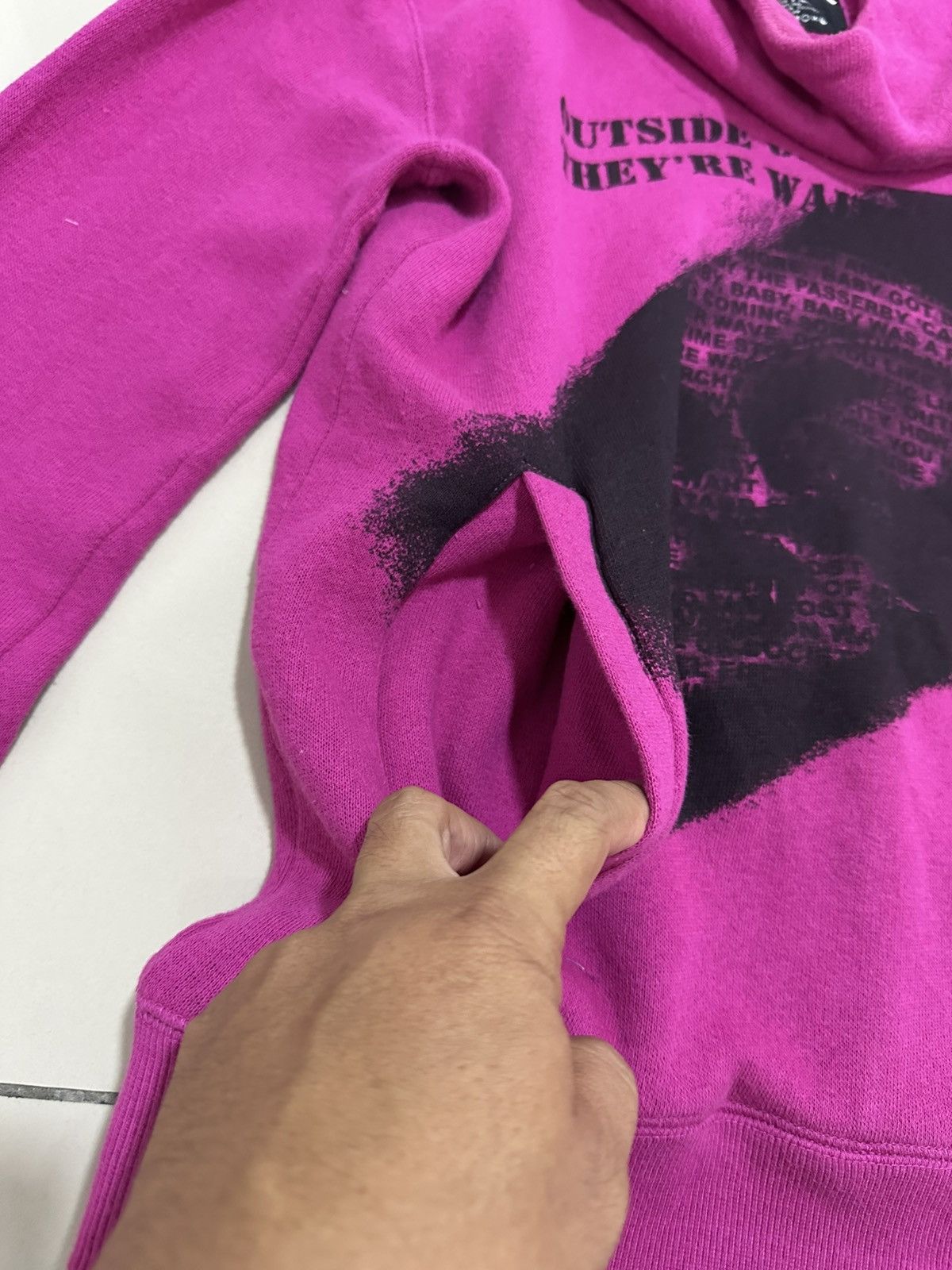 PPFM Vintage PPFM High Neck Hoodie Poem Anarchy In UK Sex Pistols Size US M / EU 48-50 / 2 - 9 Thumbnail