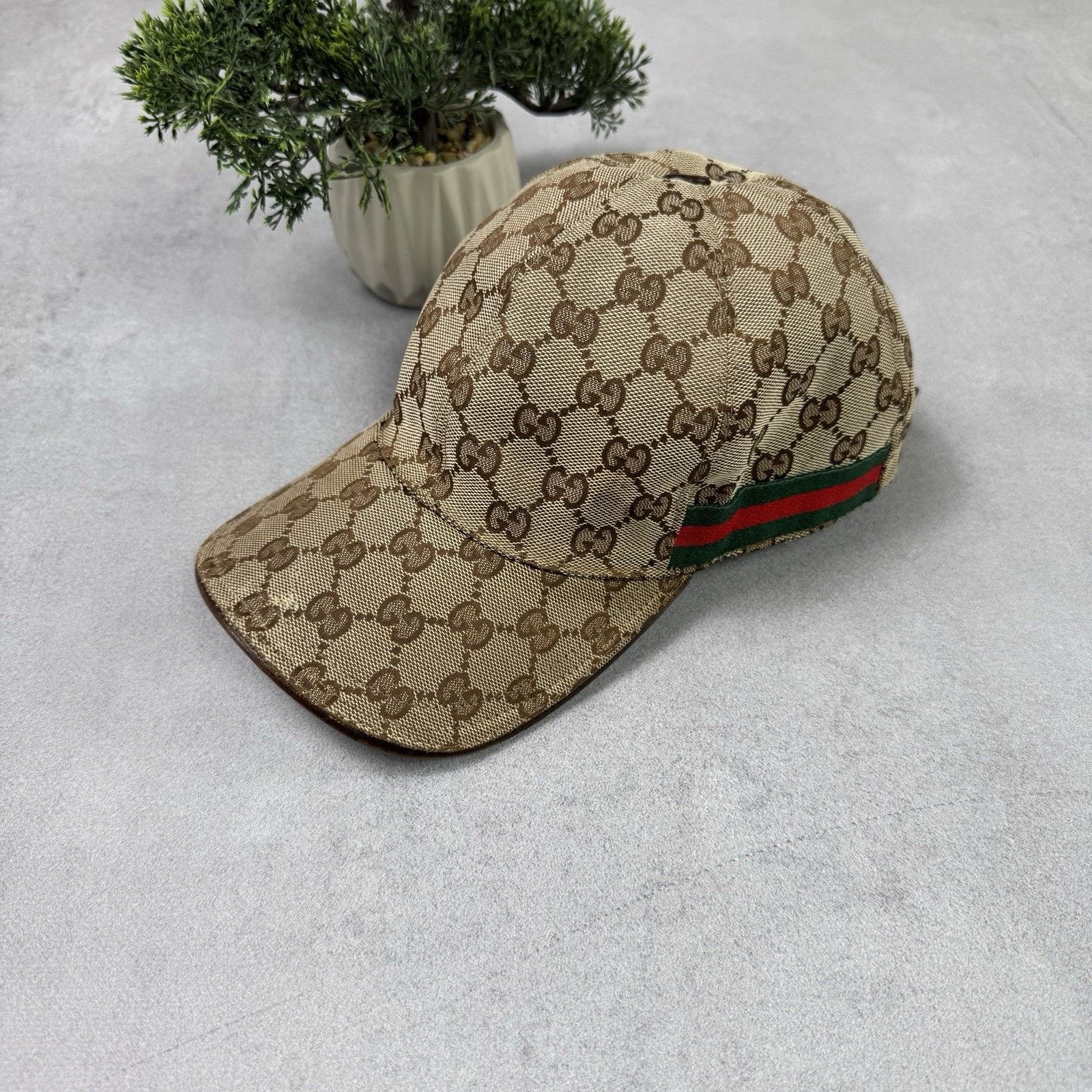 Balenciaga × Gucci Balenciaga X Gucci Men's Hacker Cap in Beige