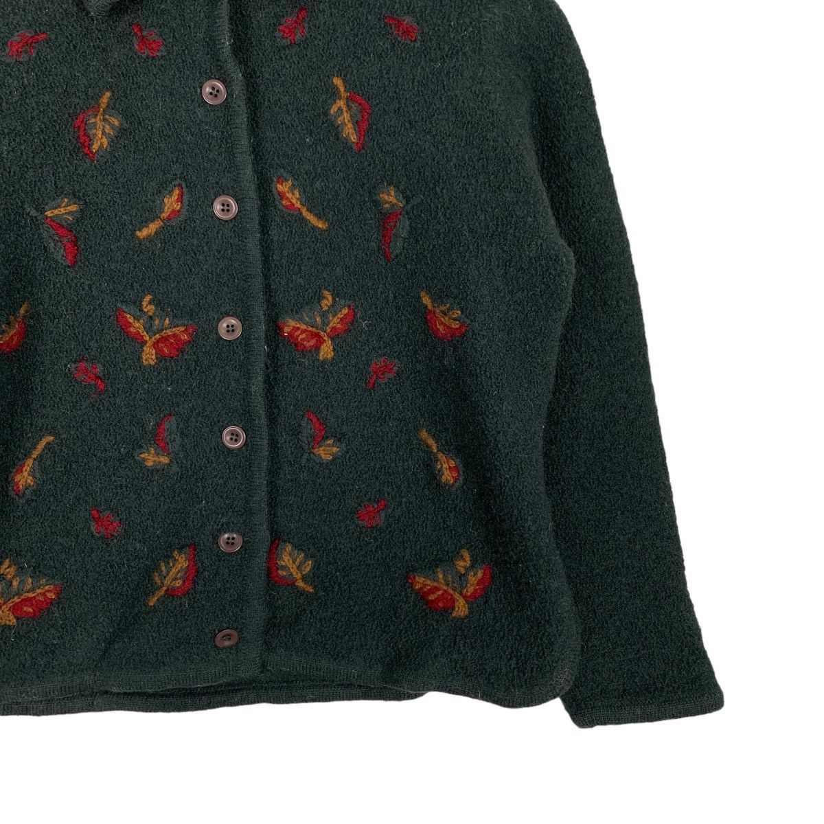 Pendleton PENDLETON Embroidery Logo Dark Green Wool Jacket #1081-C49 Size XL / US 12-14 / IT 48-50 - 4 Thumbnail