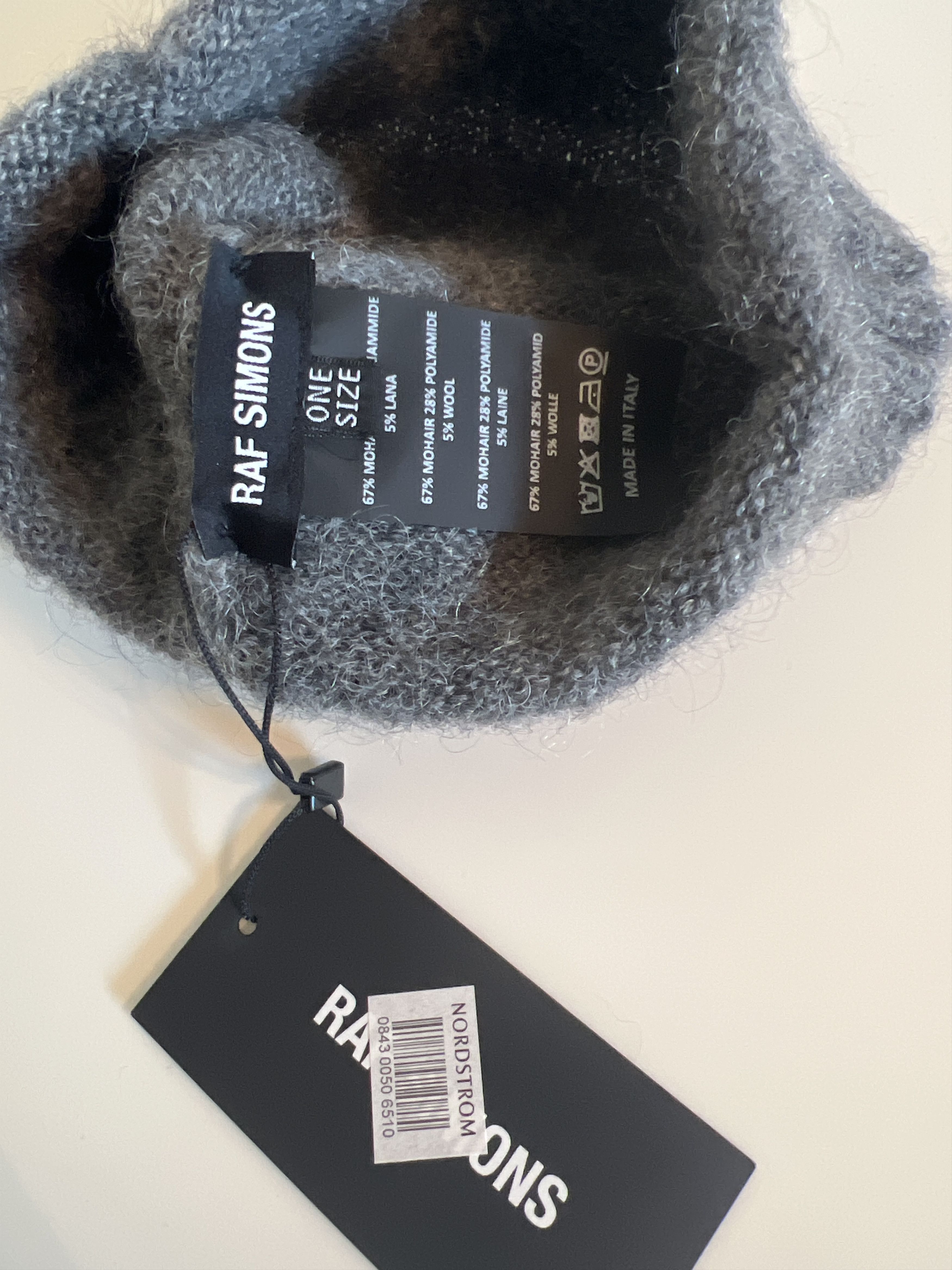 Raf Simons Raf Simons grey mohair hat with tags Size ONE SIZE - 3 Thumbnail
