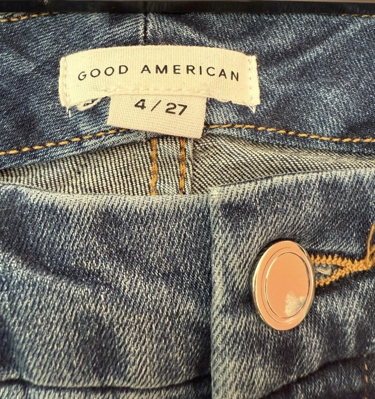 Good American Good American Good Leg Mid-Rise Skinny Leg Tummy Tech GL873T Size 27" / US 4 / IT 40 - 3 Thumbnail