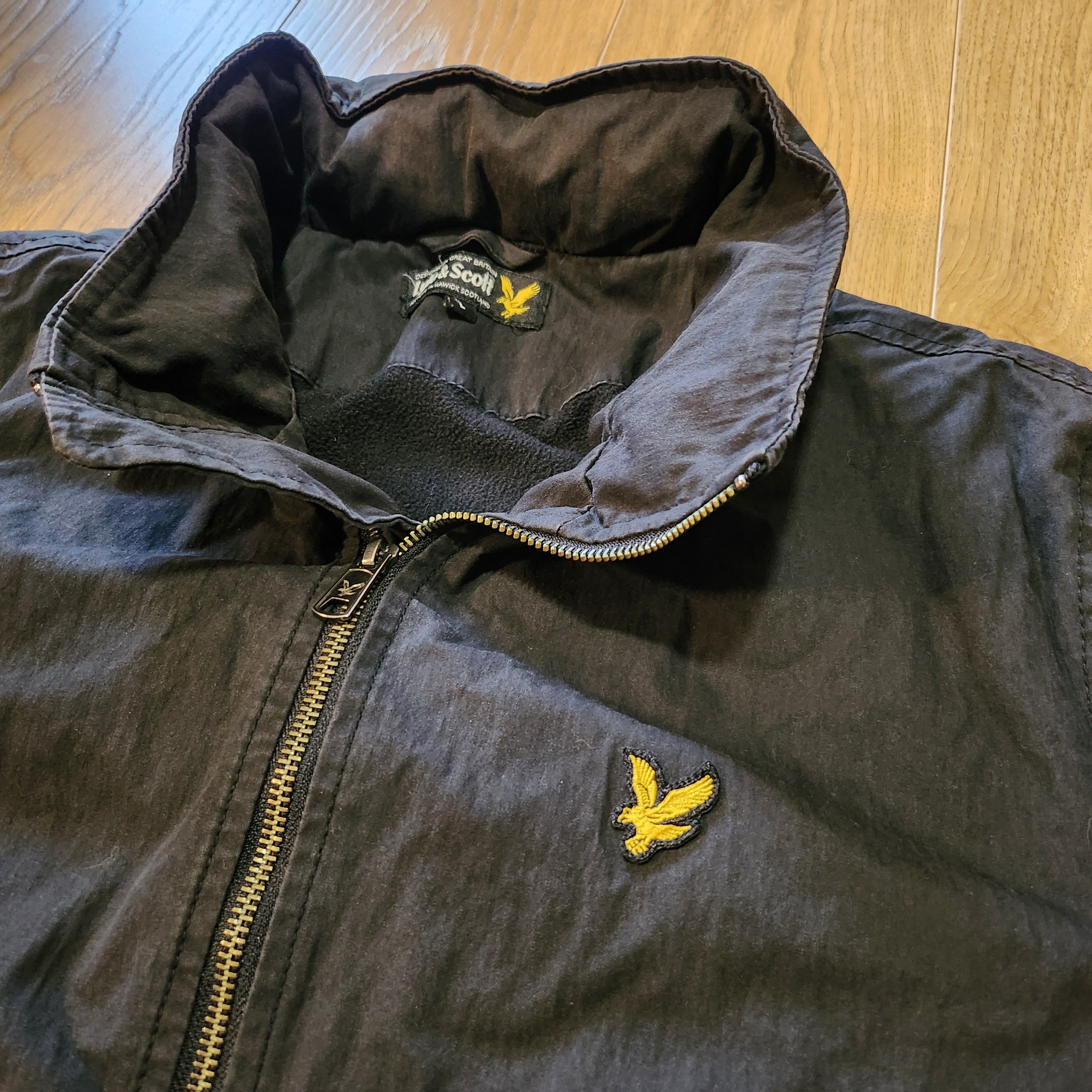 Lyle & Scott × Vintage Lyle & Scott Hidden hood harrinton jacket Size US L / EU 52-54 / 3 - 2 Thumbnail