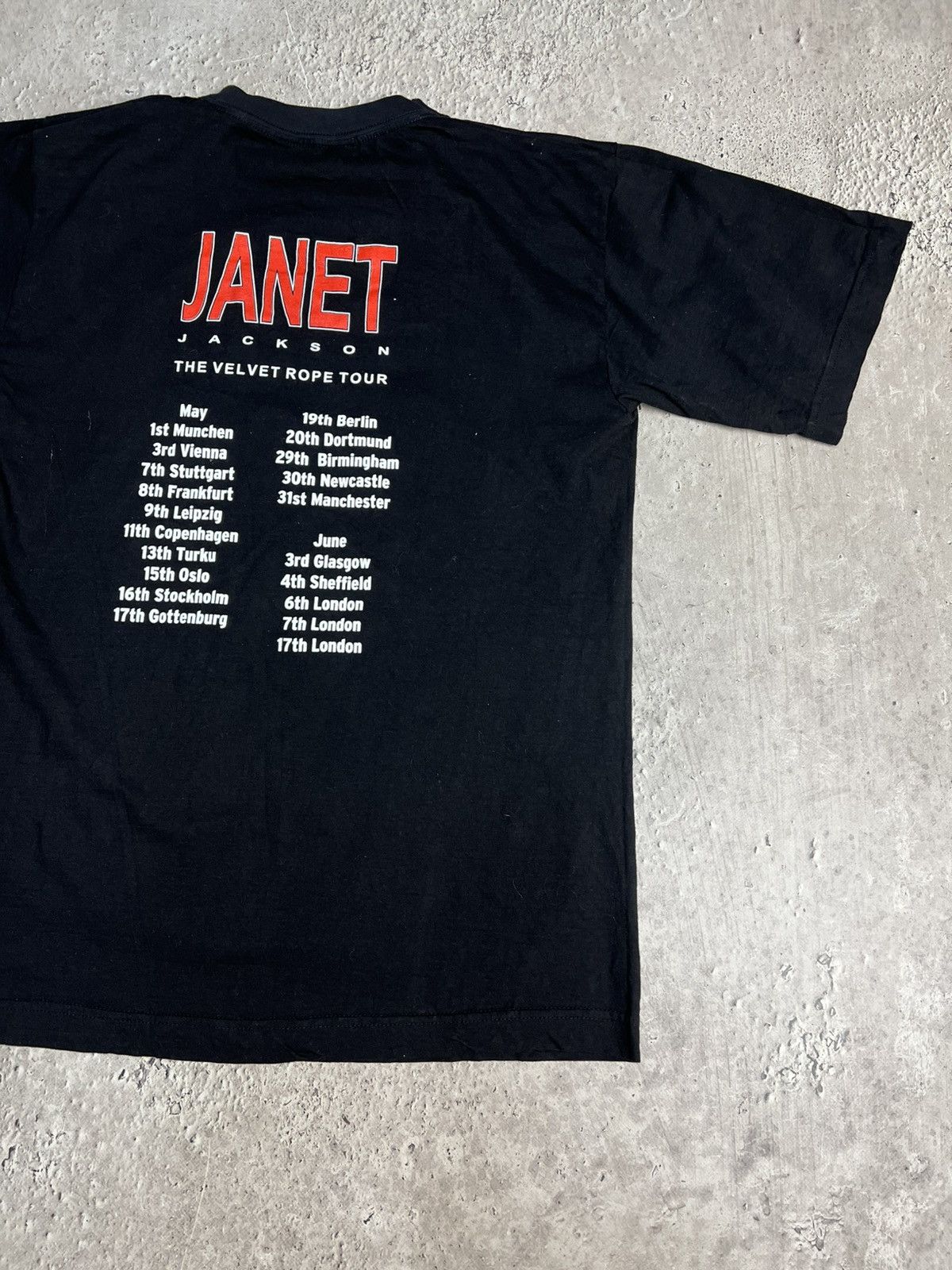 Band Tees × Vintage Vintage Janet Jackson 1990 Band T-shirt Size US L / EU 52-54 / 3 - 7 Thumbnail