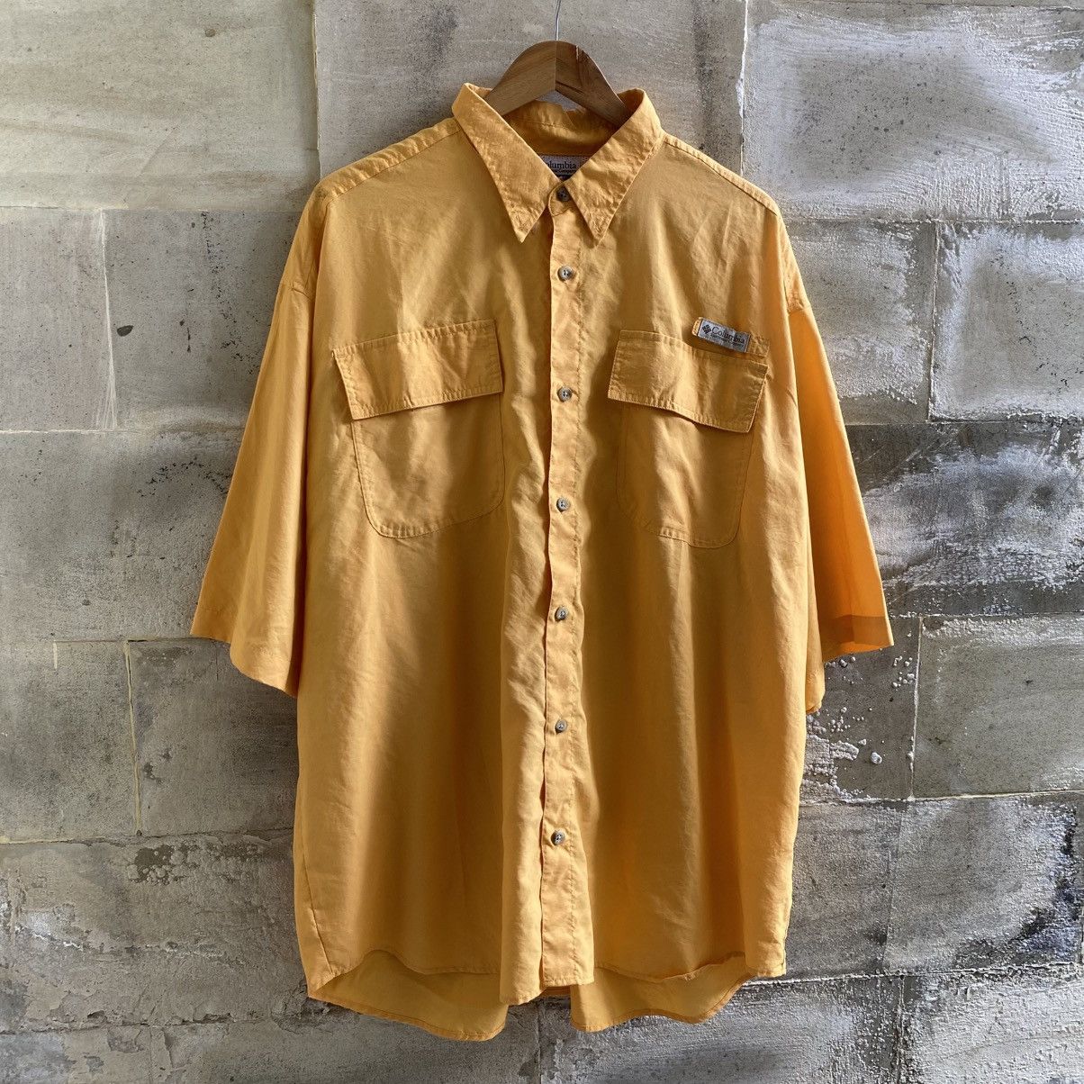 Columbia Bundling Columbia shirt Yellow and Blue Size US XL / EU 56 / 4 - 1 Thumbnail