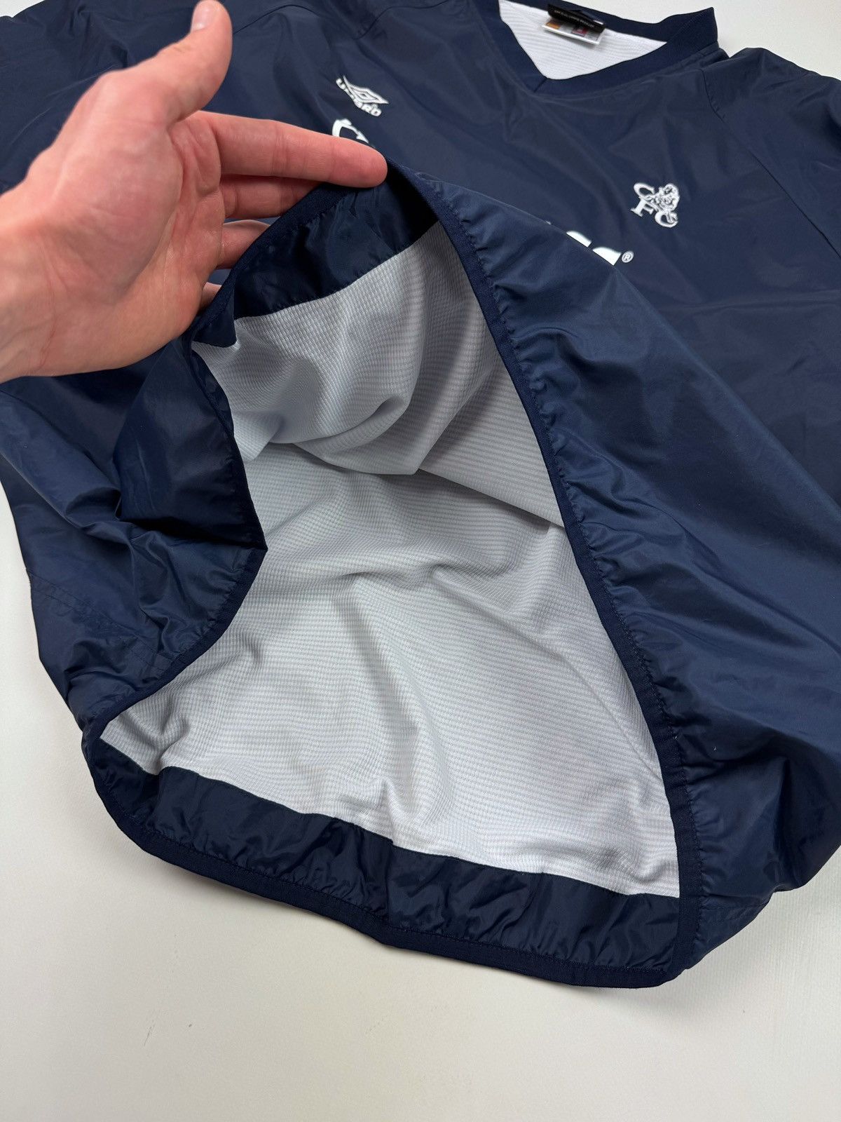 Umbro 1999 Vintage Umbro Chelsea Autoglass Training Jacket Size US XXL / EU 58 / 5 - 8 Thumbnail