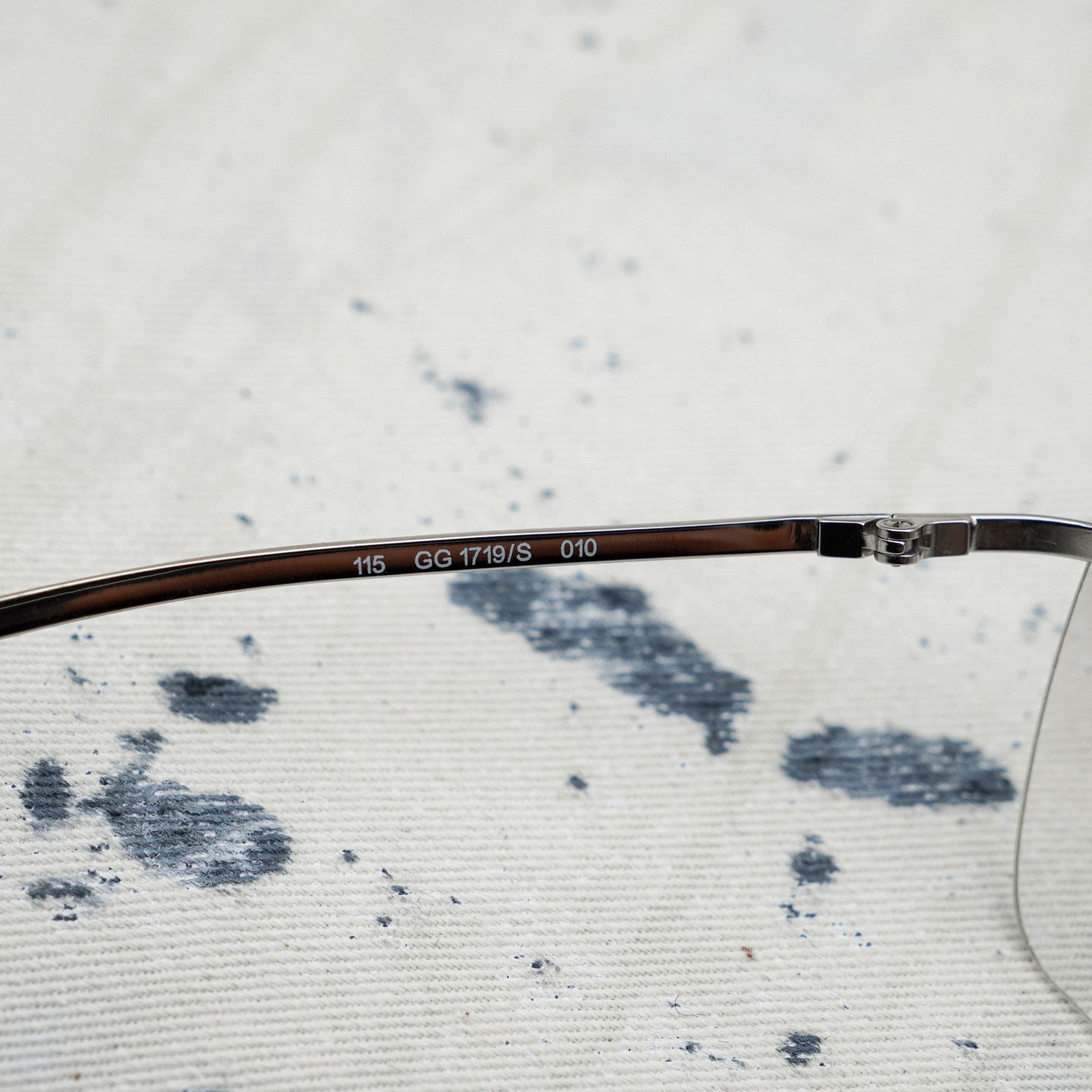 Gucci Gucci gg 1719 gradient clear wrap shield logo sunglasses Size ONE SIZE - 5 Thumbnail