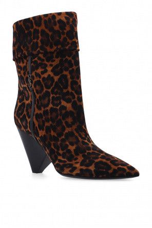 Saint Laurent Paris o1bcso1str1124 Niki Booties in Leopard Size US 8 / IT 38 - 2 Thumbnail