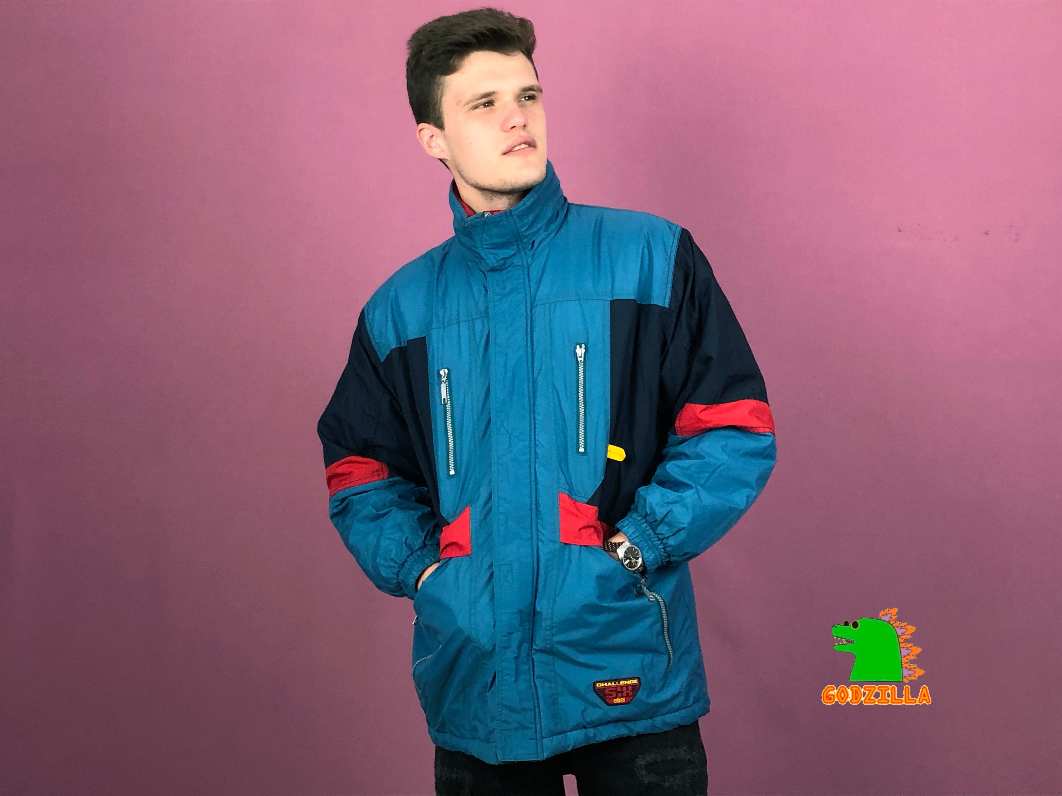 Vintage 90s Etirel Vintage Men's Ski Jacket - Size 176 / M Size US M / EU 48-50 / 2 - 4 Thumbnail