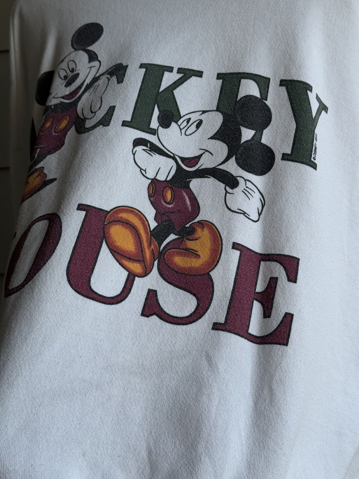 Disney Vintage 90s Disney Designs Mickey Mouse Sweatshirt 3X Size US XXL / EU 58 / 5 - 4 Thumbnail