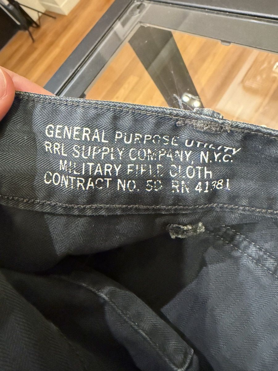 RRL Ralph Lauren Double RL Ralph Lauren Military Cargo Pants Size US 33 - 4 Thumbnail
