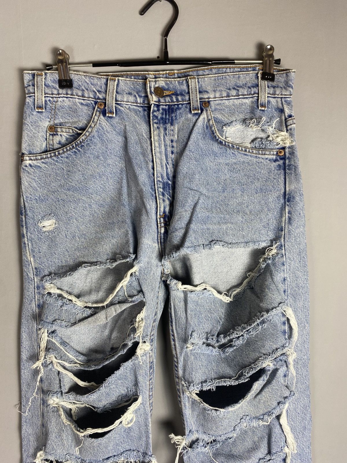 Levi's × Levi's Vintage Clothing × Vintage Vintage 90s Levi’s 505 jeans denim orange tab Size US 33 - 2 Thumbnail