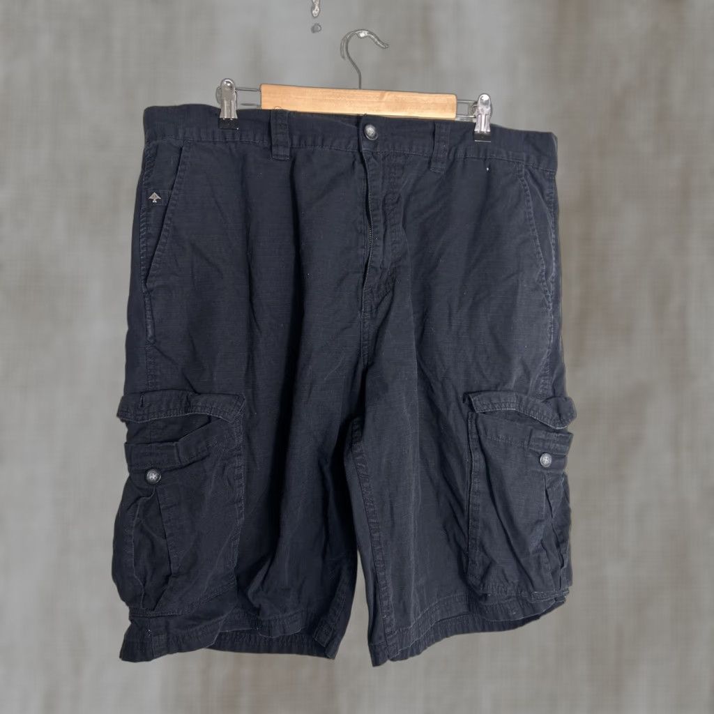 LRG Cargo Shorts Mens 38x10 Cotton Black
