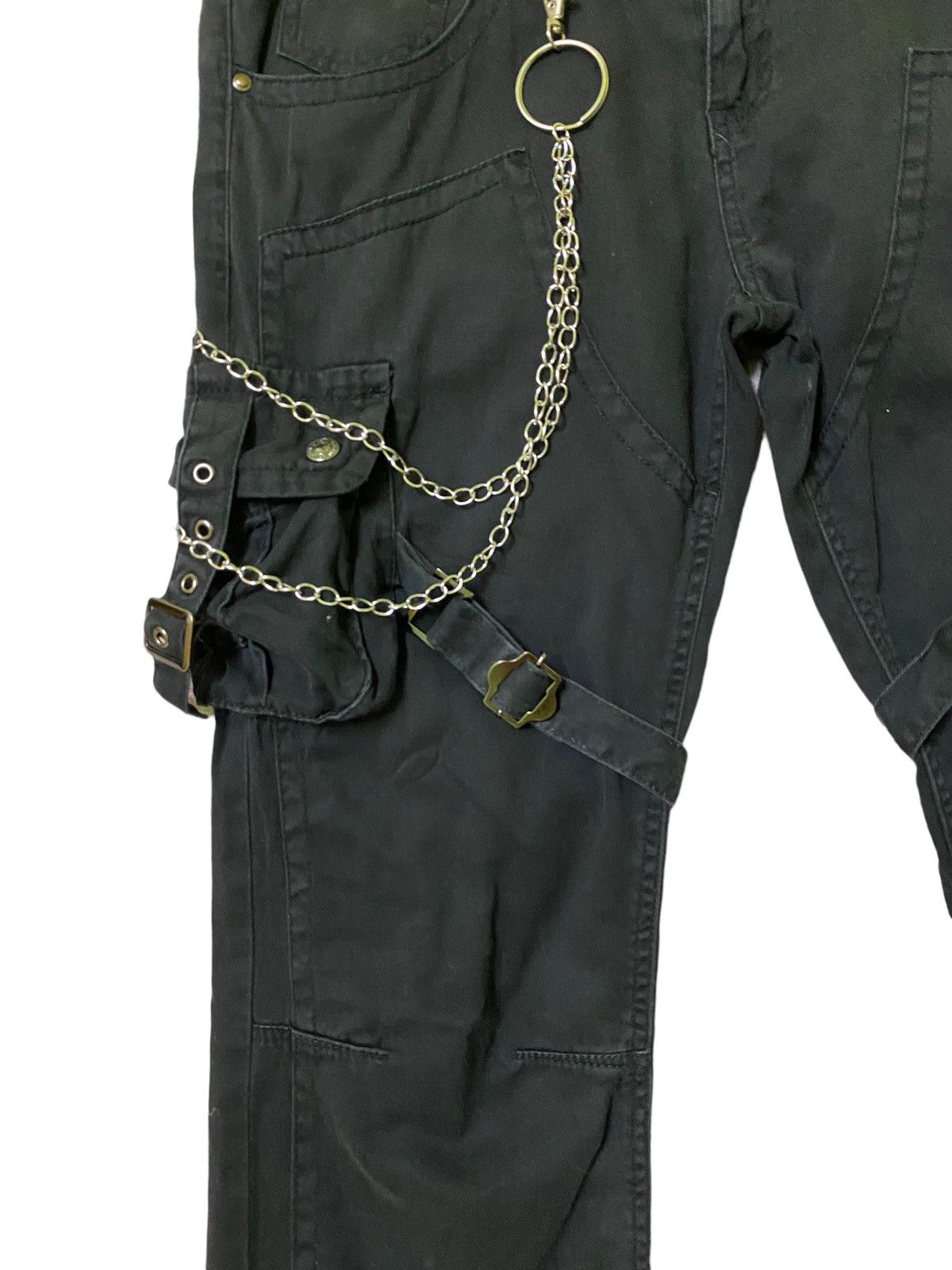 LOWBOX Rare LowBox Bondage Multipocket Punk Revolution Pants Size US 29 - 7 Thumbnail