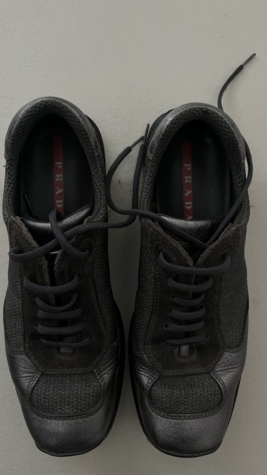Silver Vintage Prada Sneakers