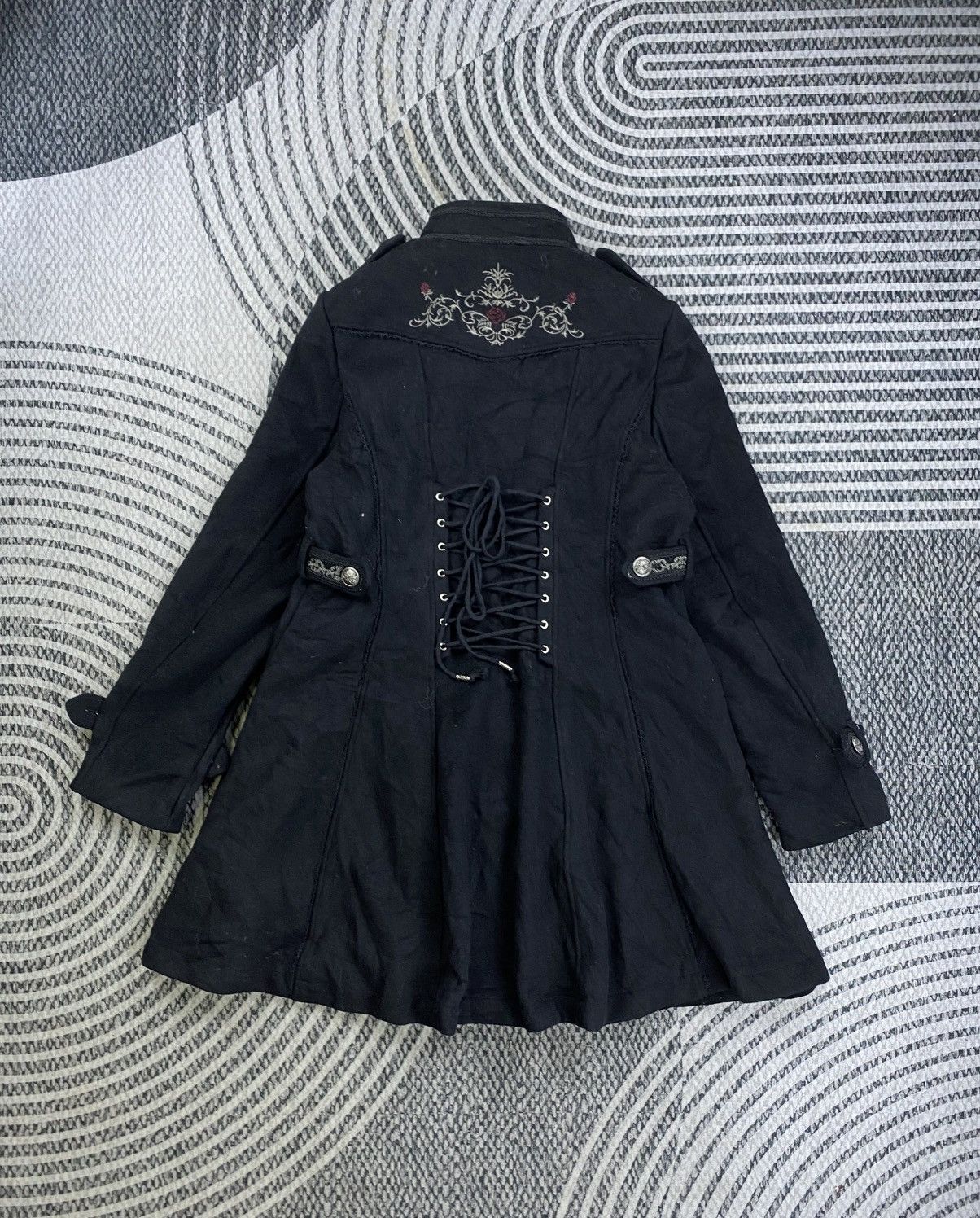 Le Grande Bleu (L.G.B.) Vintage Ozz Croce Punk Bondage Jacket Size M / US 6-8 / IT 42-44 - 2 Thumbnail