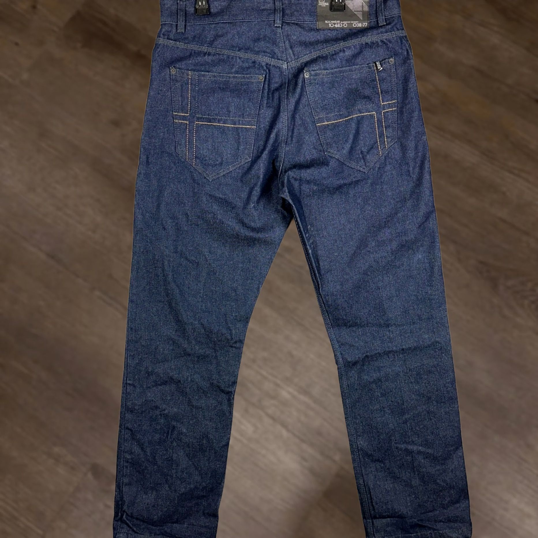 Rocawear Rocawear Jeans Mens 38 Blue Regular Fit Straight Leg Dark Wash 5 Pocket Denim Size US 38 / EU 54 - 1 Thumbnail