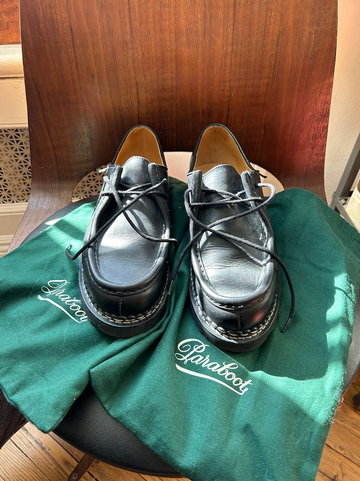 Pre-owned Paraboot Michaels In Black