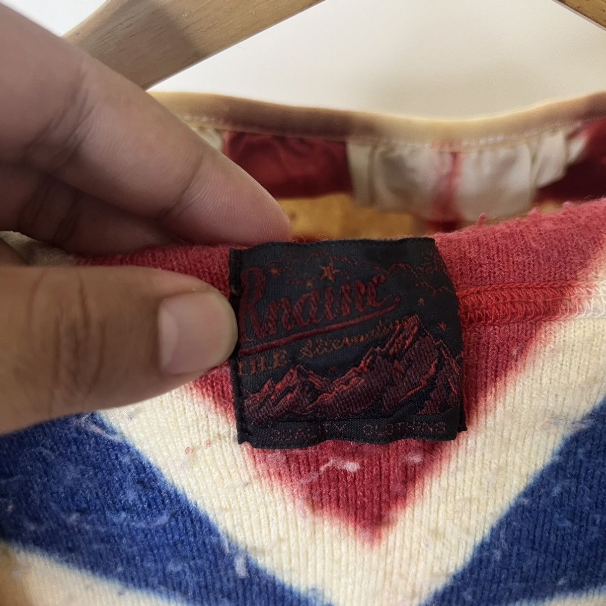 If Six Was Nine RNA Bold Graphic Union Jack Flag hooded Sherpa Fleece Vest Size US M / EU 48-50 / 2 - 9 Thumbnail