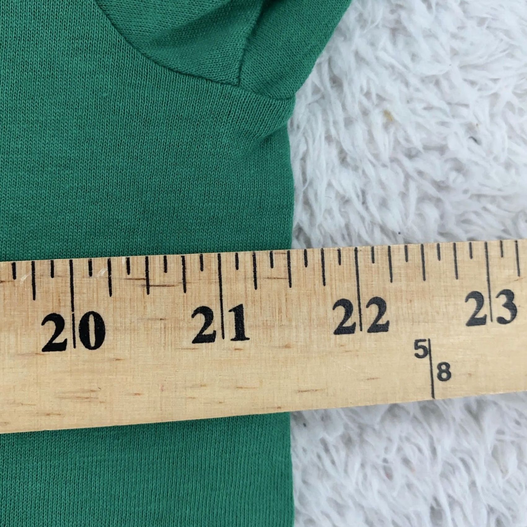 Fruit Of The Loom Fruit of the Loom Shirt Green Pocket Tee Mens L Cotton Polyester Crew Neck Short Sleeve Vintage Blank Size US L / EU 52-54 / 3 - 5 Thumbnail
