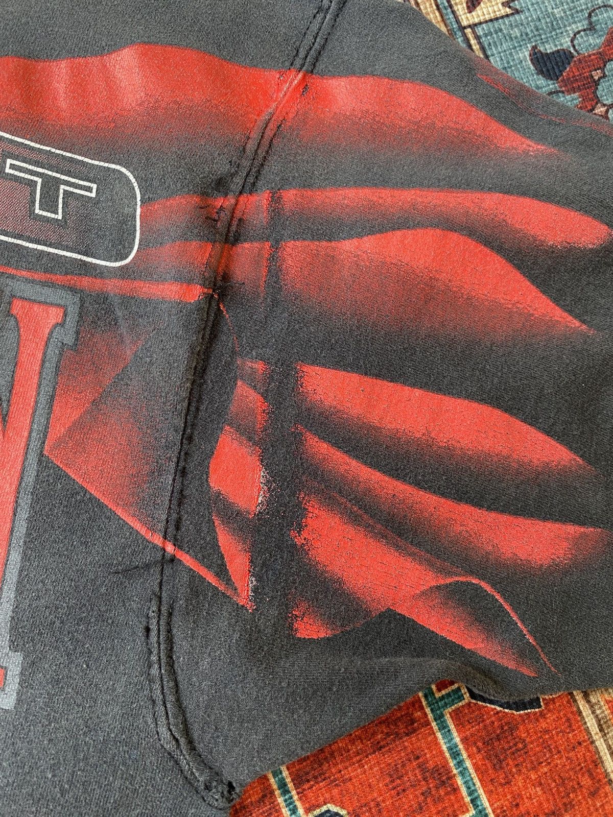 NASCAR Vintage AOP Red Black Night Nascar T-shirt Size US XL / EU 56 / 4 - 13 Thumbnail