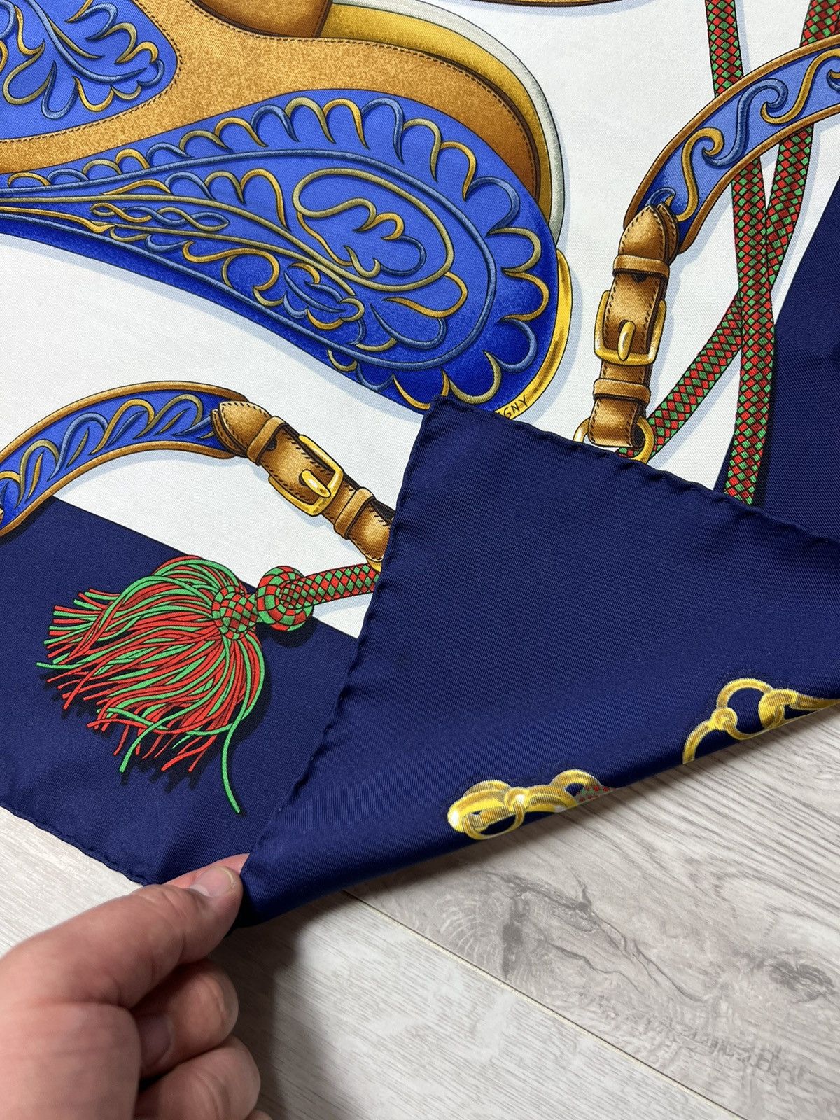 Hermes Vintage Hermes Kare90 Festival By Henri D'origny Silk Scarf Size ONE SIZE - 14 Thumbnail