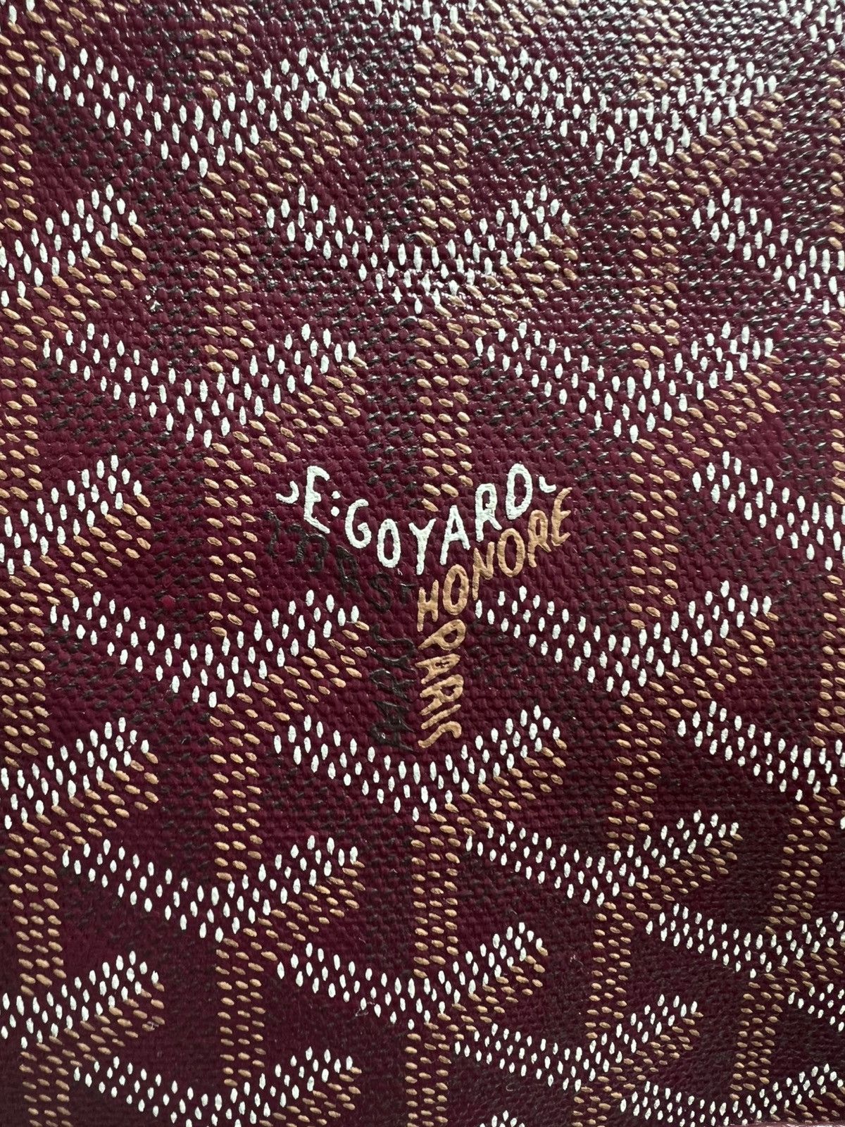 Goyard Goyard 2012 Burgundy Grand Bleu GM Messenger Bag Size ONE SIZE - 7 Thumbnail