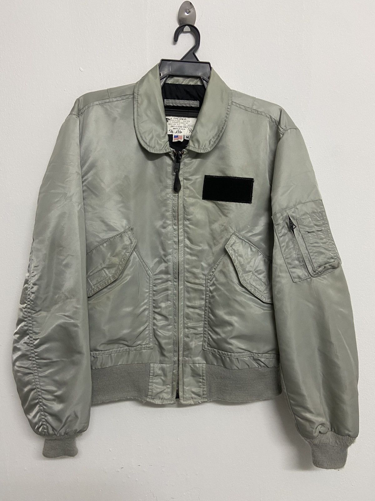 I. Spiewak And Sons Spiewak CPW-45 Flight Bomber Jacket Made in USA Size Medium Size US M / EU 48-50 / 2 - 1 Thumbnail