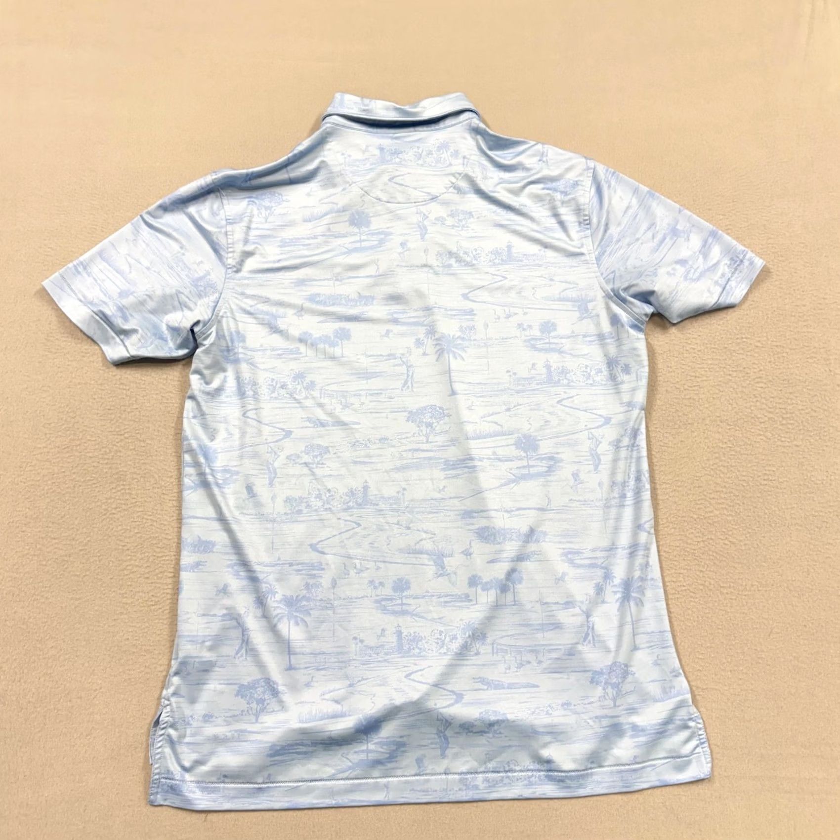 Peter Millar Peter Millar Polo Shirt Mens M Golf Summer Comfort Blue Short Sleeve Quick Dry Moisture Wicking Logo Polo 90s? Size US M / EU 48-50 / 2 - 5 Thumbnail