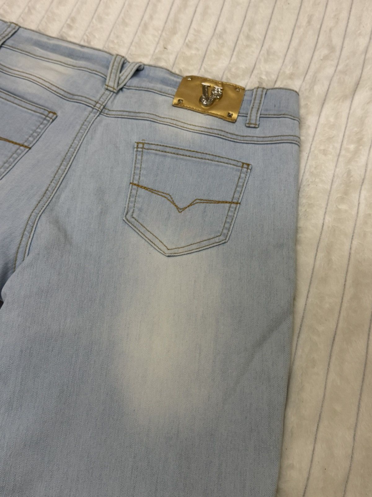 Versace Versace Jeans Denim Straight Fit Y2K Logo Avant Garde Size US 32 / EU 48 - 3 Thumbnail