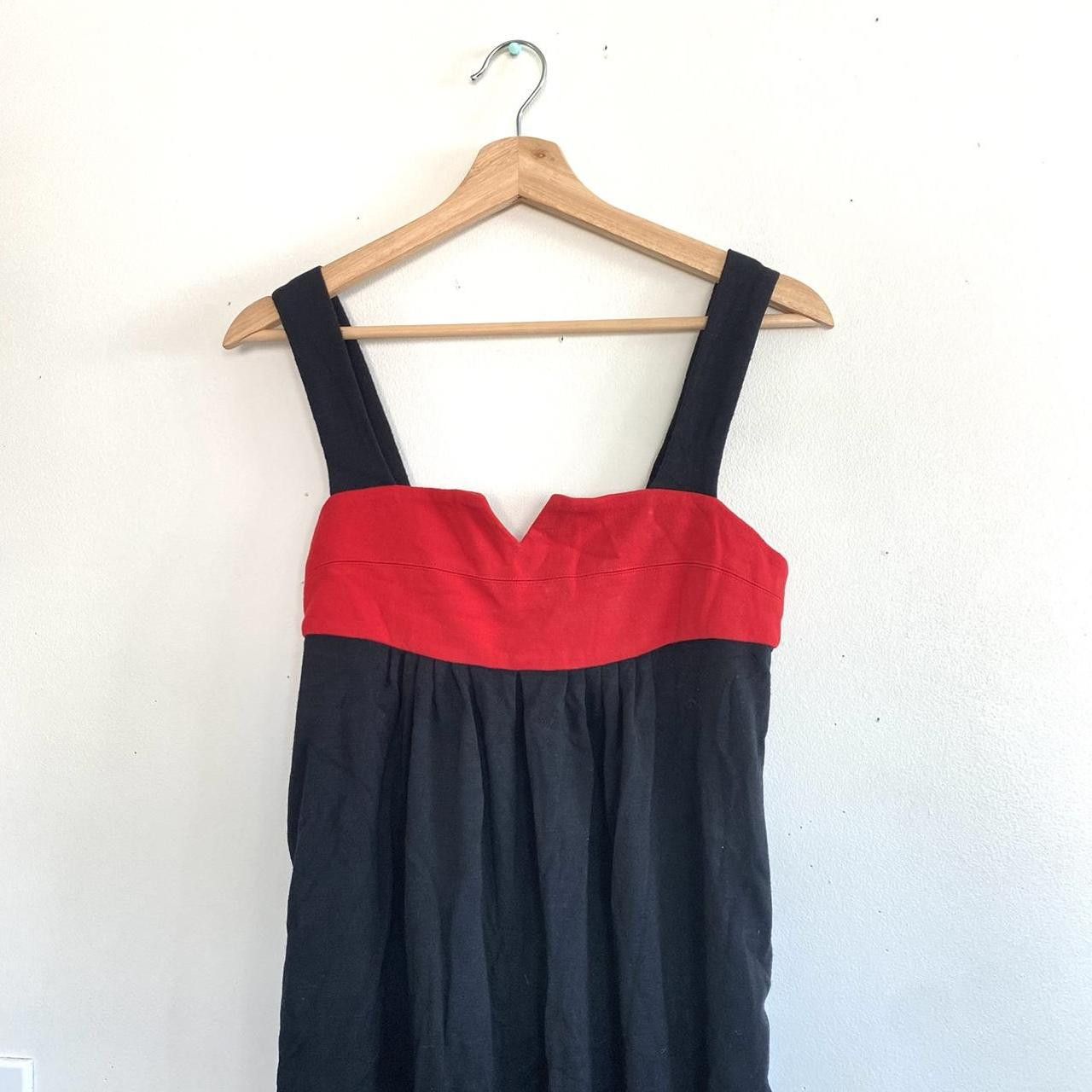 Diane von Furstenberg DIANE VON FURSTENBERG RED BLACK WOMENS MINI DRESS SIZE 8 Size M / US 6-8 / IT 42-44 - 3 Thumbnail