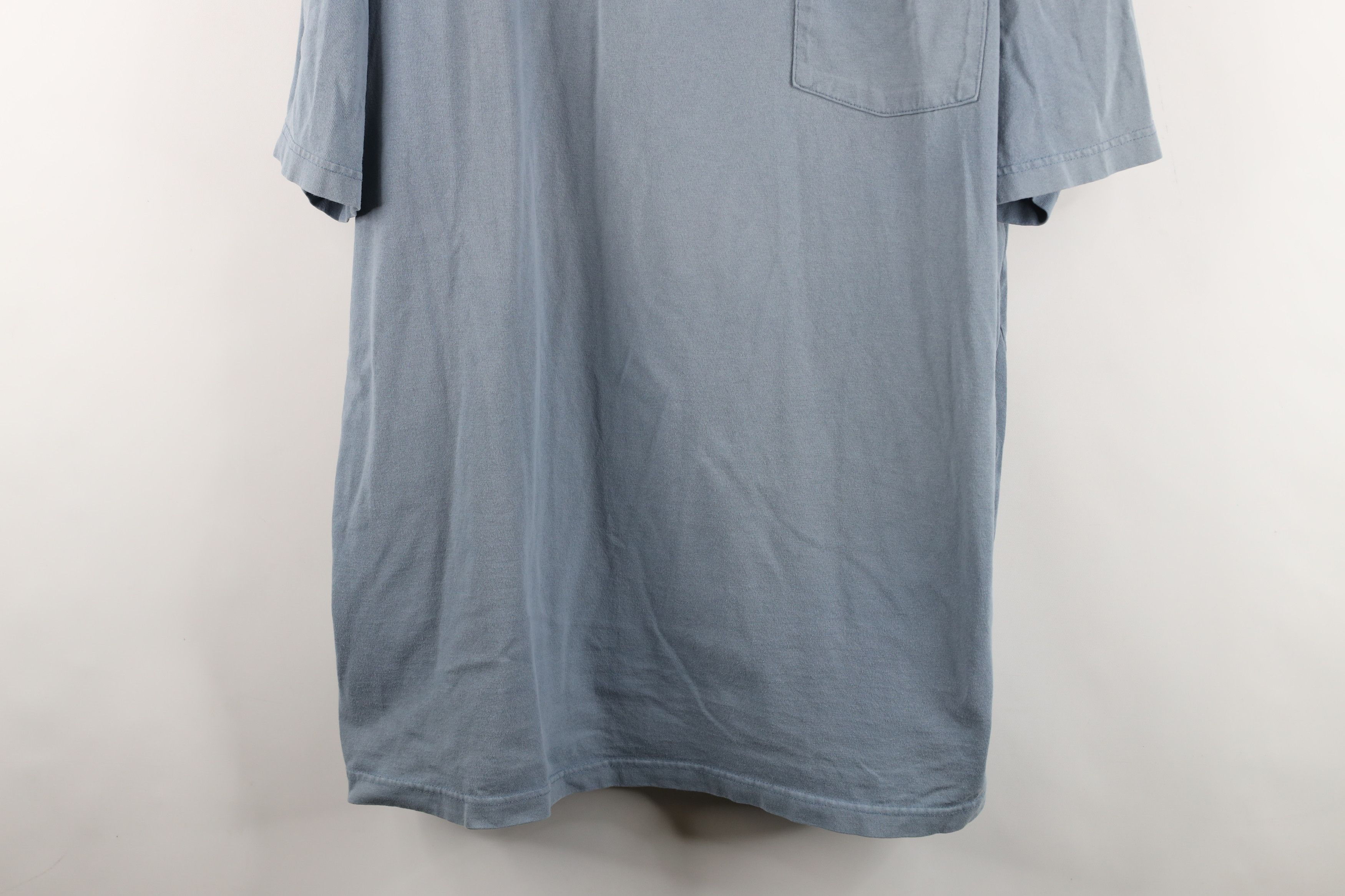 Carhartt Vintage Carhartt Spell Out Baggy Pocket T-Shirt Blue Cotton Size US XXL / EU 58 / 5 - 3 Thumbnail