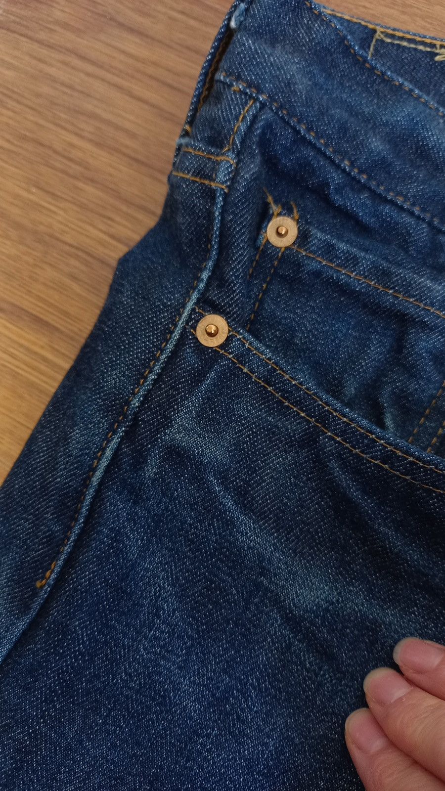RESOLUTE Resolute 712 Denim Blue Jeans Made In Japan W31 Selvedge Size US 31 - 4 Thumbnail