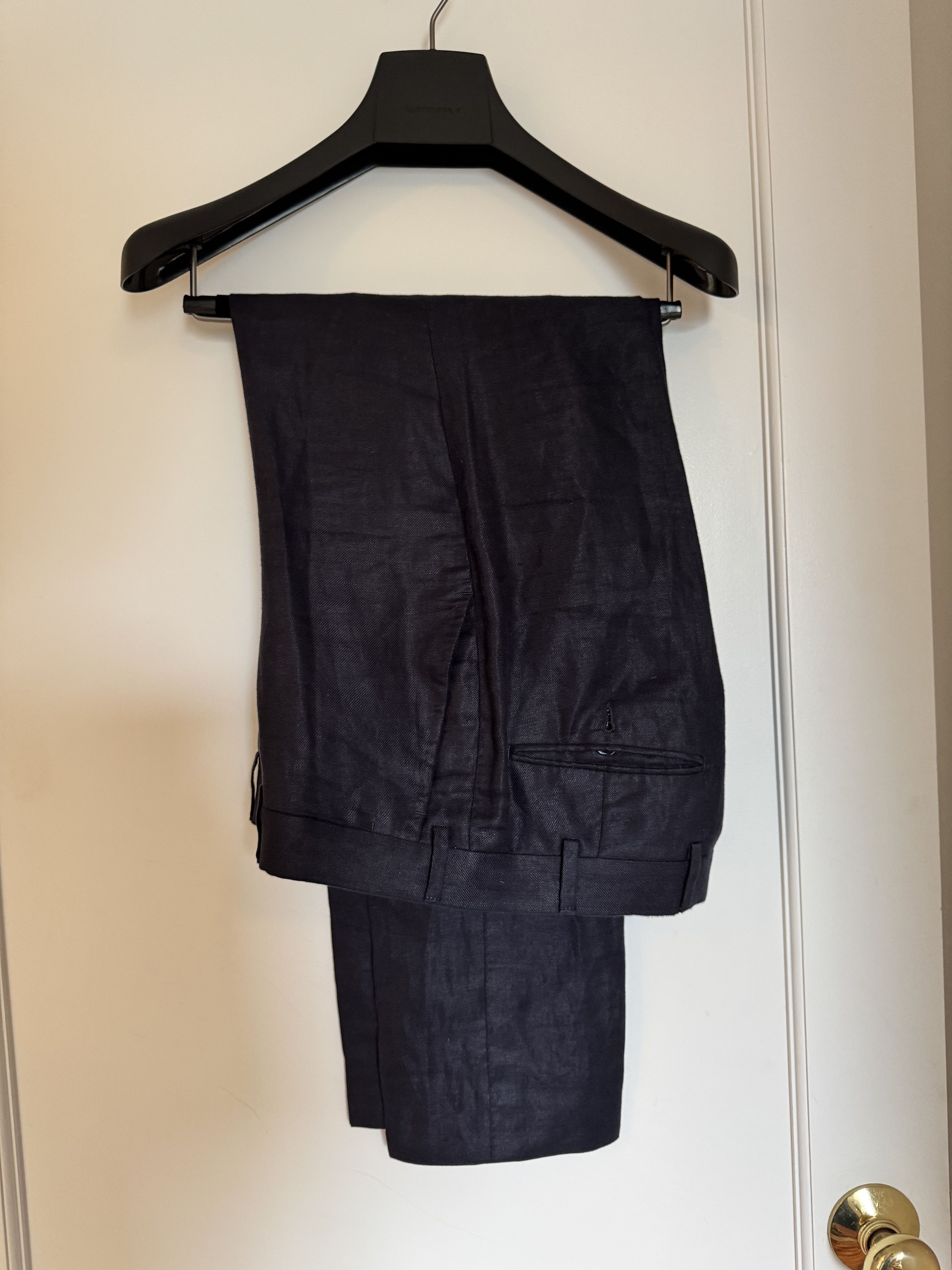 Suitsupply Suitsupply La Spalla Solbiati Linen DB Suit (MTM) 36 / 32L Size 36R - 2 Thumbnail