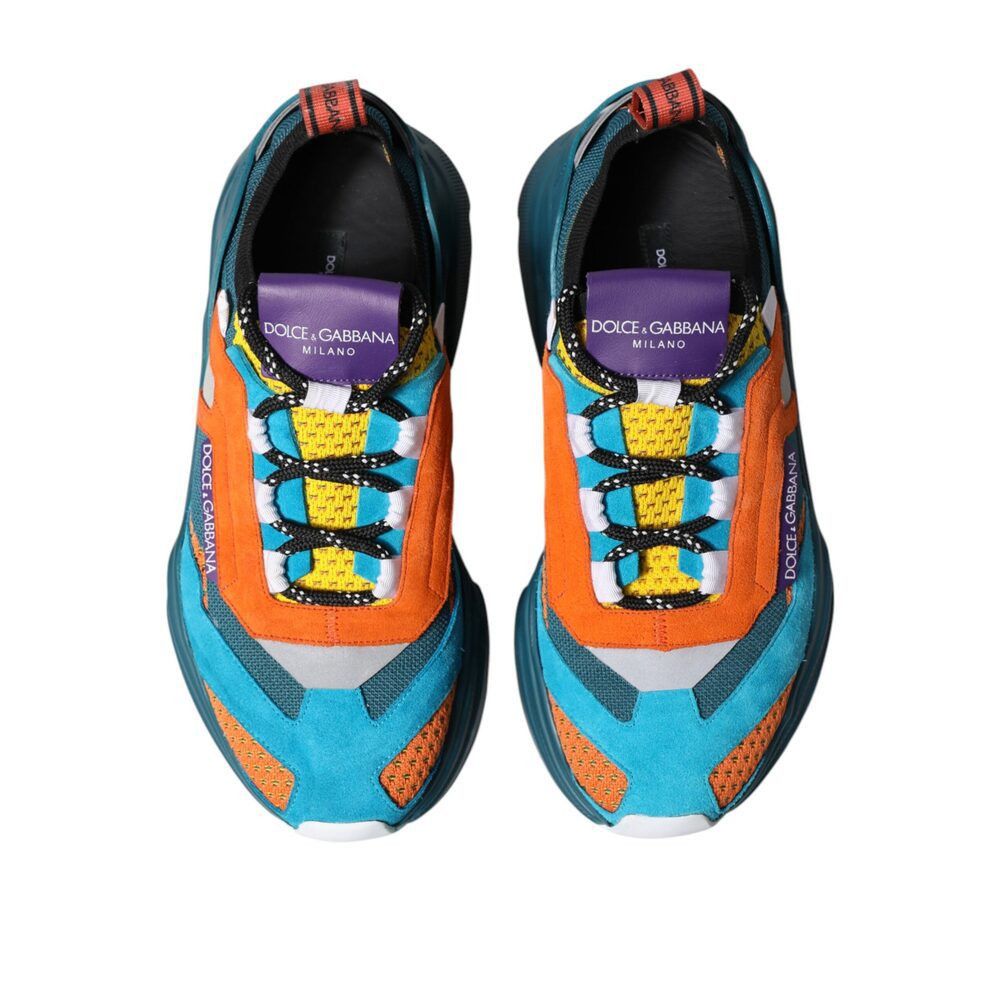 Dolce & Gabbana Dolce & Gabbana Multicolor Low Top Daymaster Sneakers Shoes Size US 6.5 / EU 39-40 - 3 Thumbnail